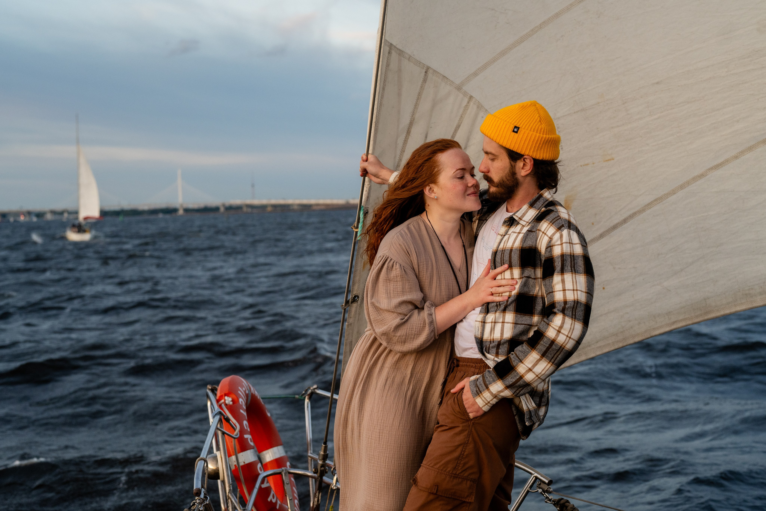 Даниил и Виктория. Яхта. Свадебный и семейный фотограф в СПб Валерия Фомичева