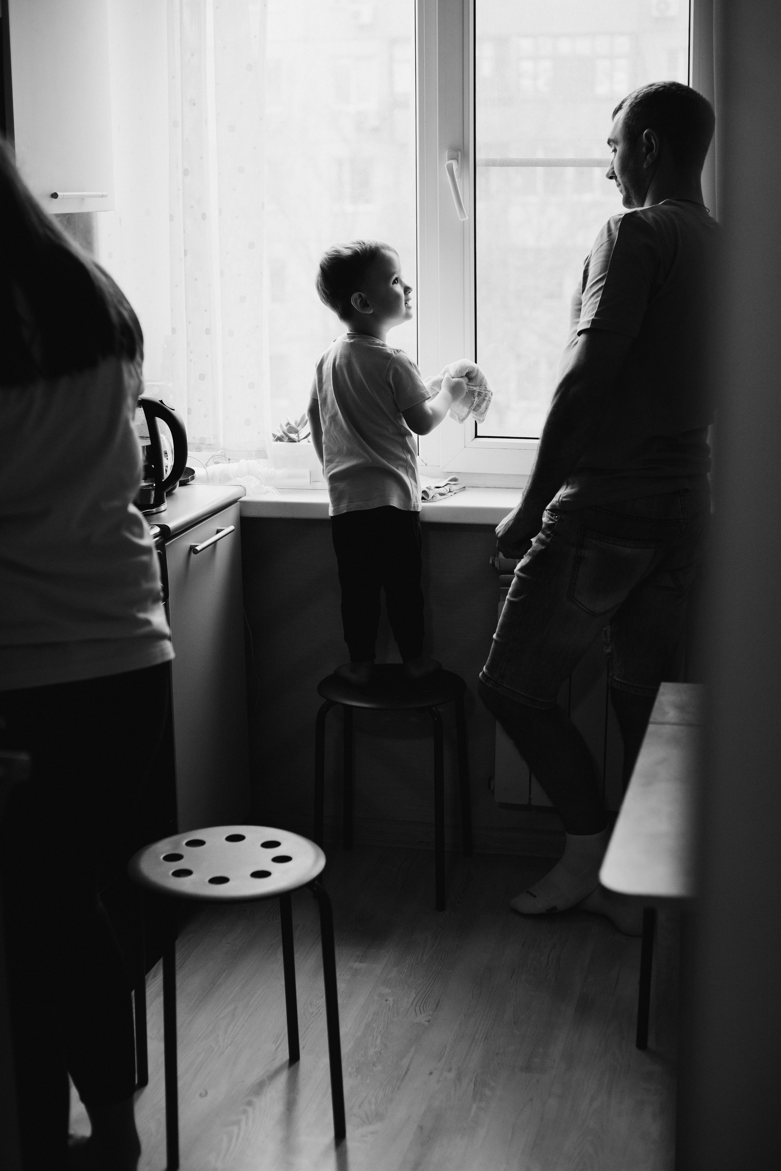 Домашняя съемка с блинами. Семейный фотограф в Ростове-на-Дону Безкишкина Татьяна