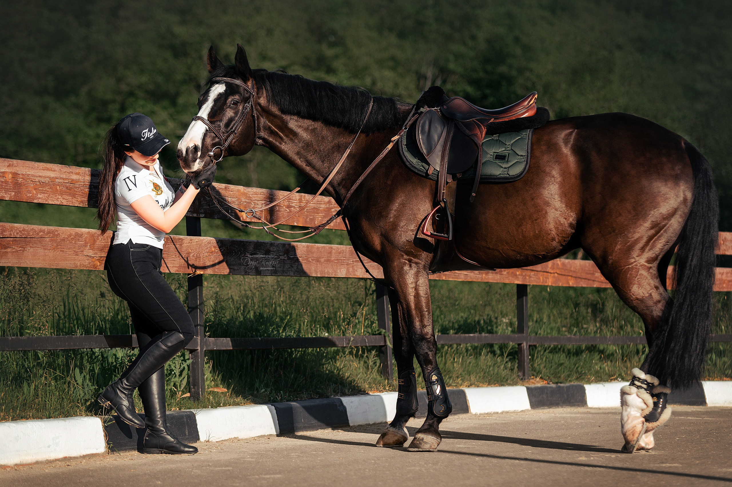 Милена и Лирс. Конный фотограф Куракина Дарья • Фотосессии с лошадьми