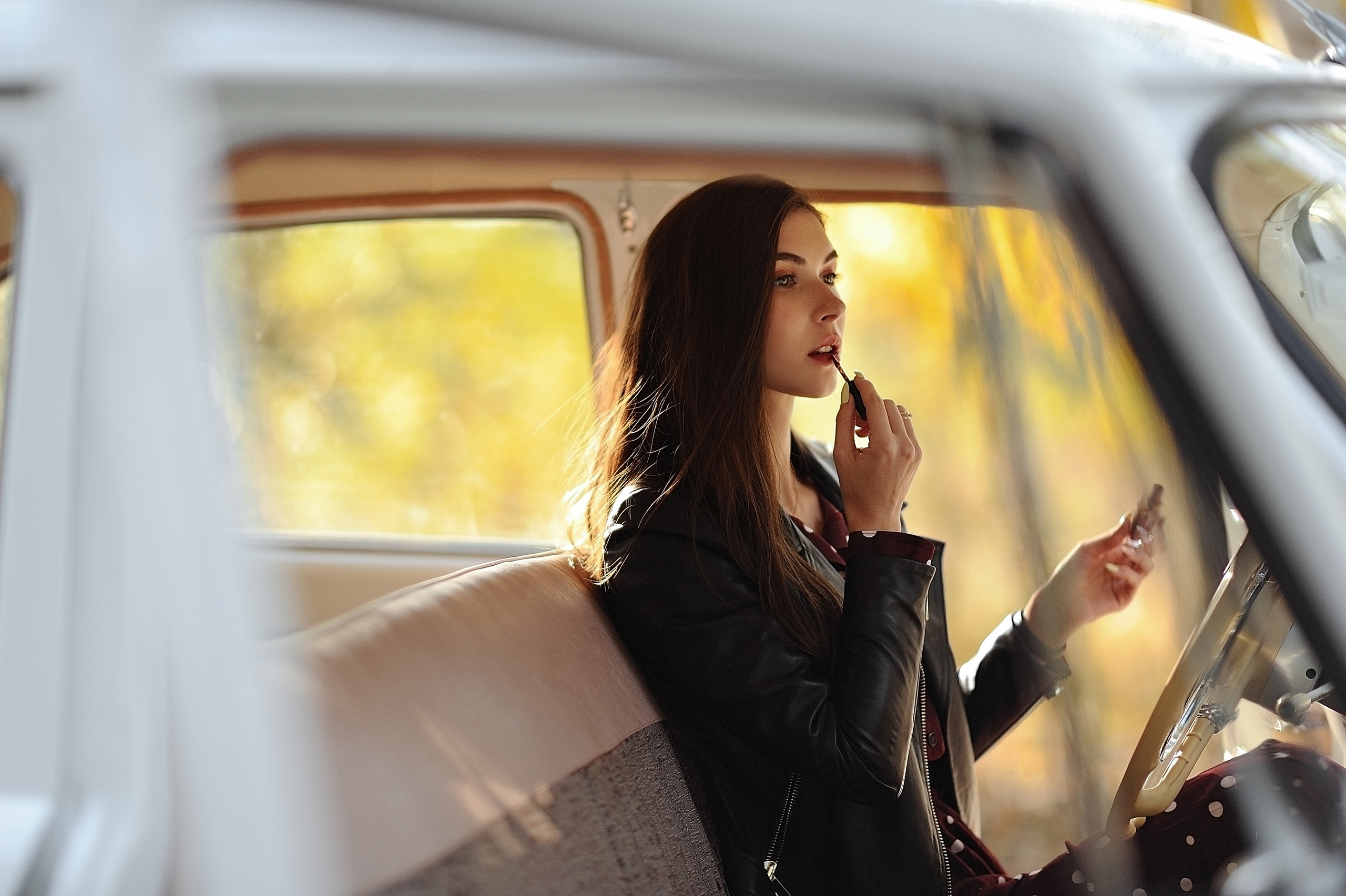 Прогулка на машине. Свадебный и семейный фотограф в Самаре Головань Наталья