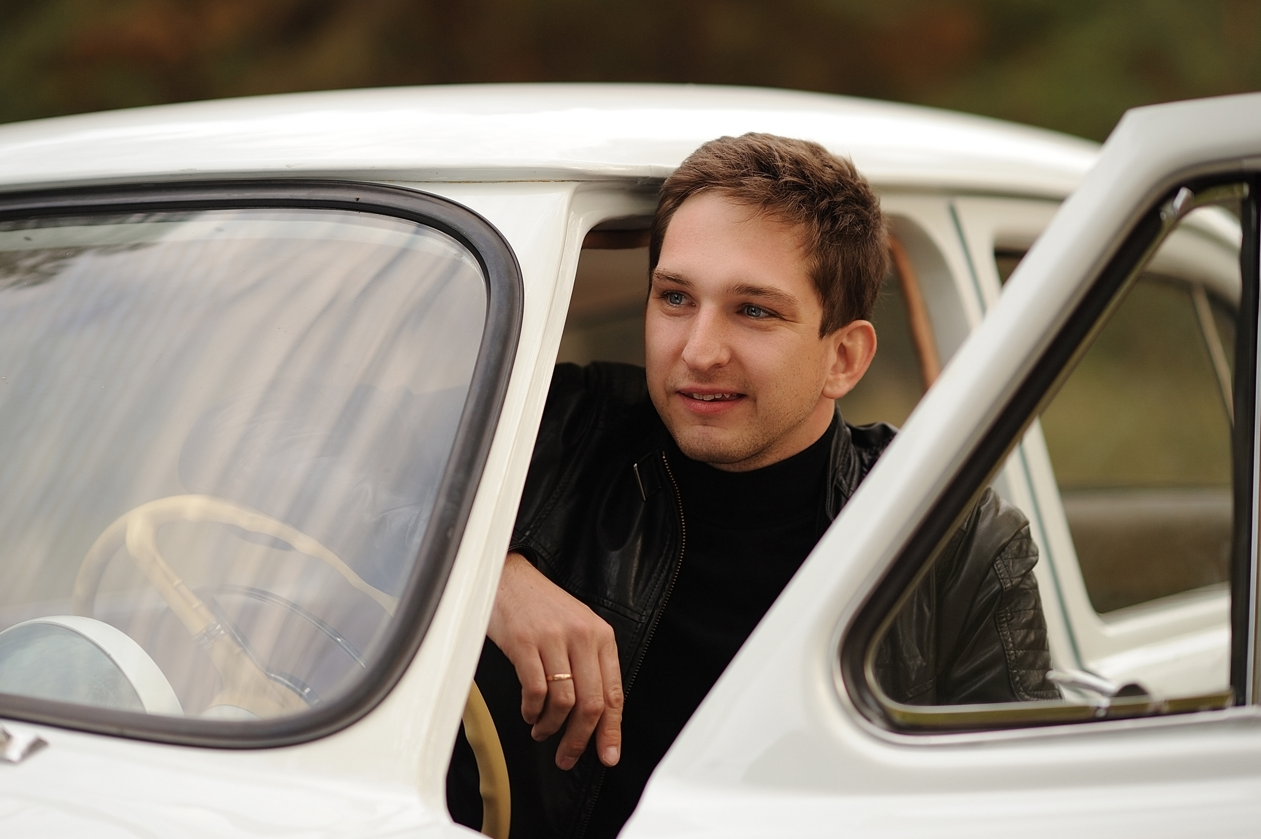 Прогулка на машине. Свадебный и семейный фотограф в Самаре Головань Наталья