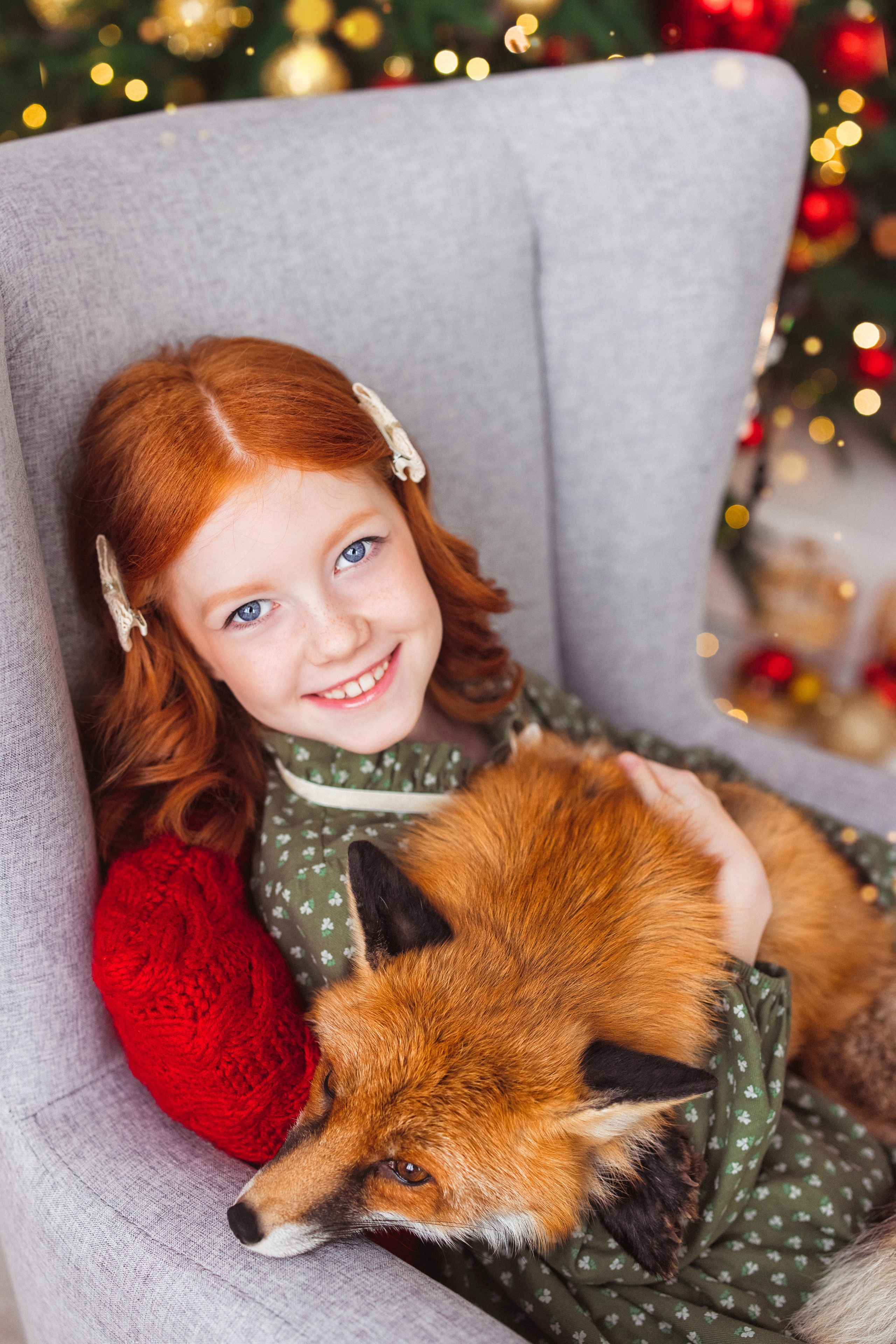 Фотостудия «Мастерская», с лисом. Семейный и детский фотограф в Краснодаре Анна Трашкова