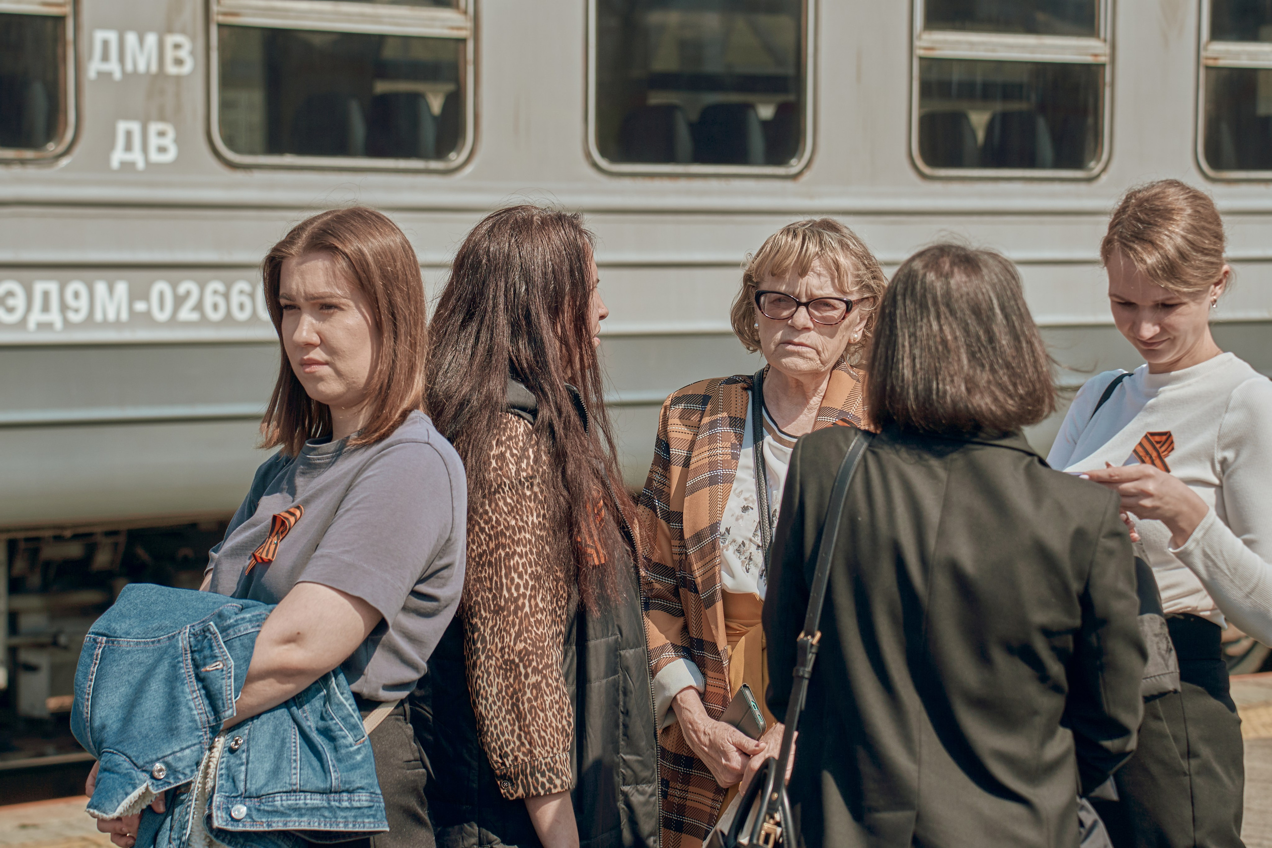 Поезд Победы!. Фотограф во Владивостоке