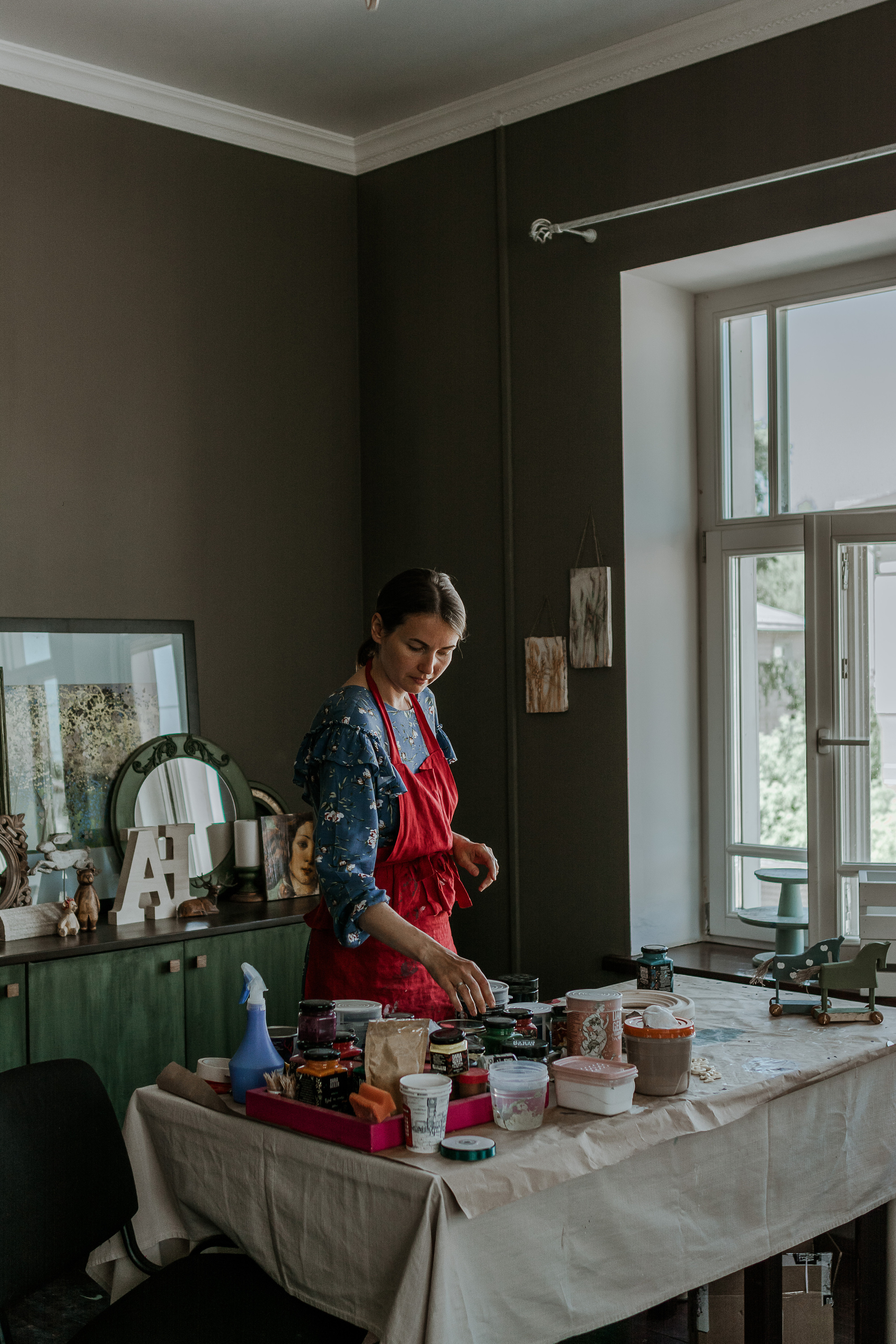 Лена и ее волшебная мастерская. Фотограф Параничева Ольга Череповец