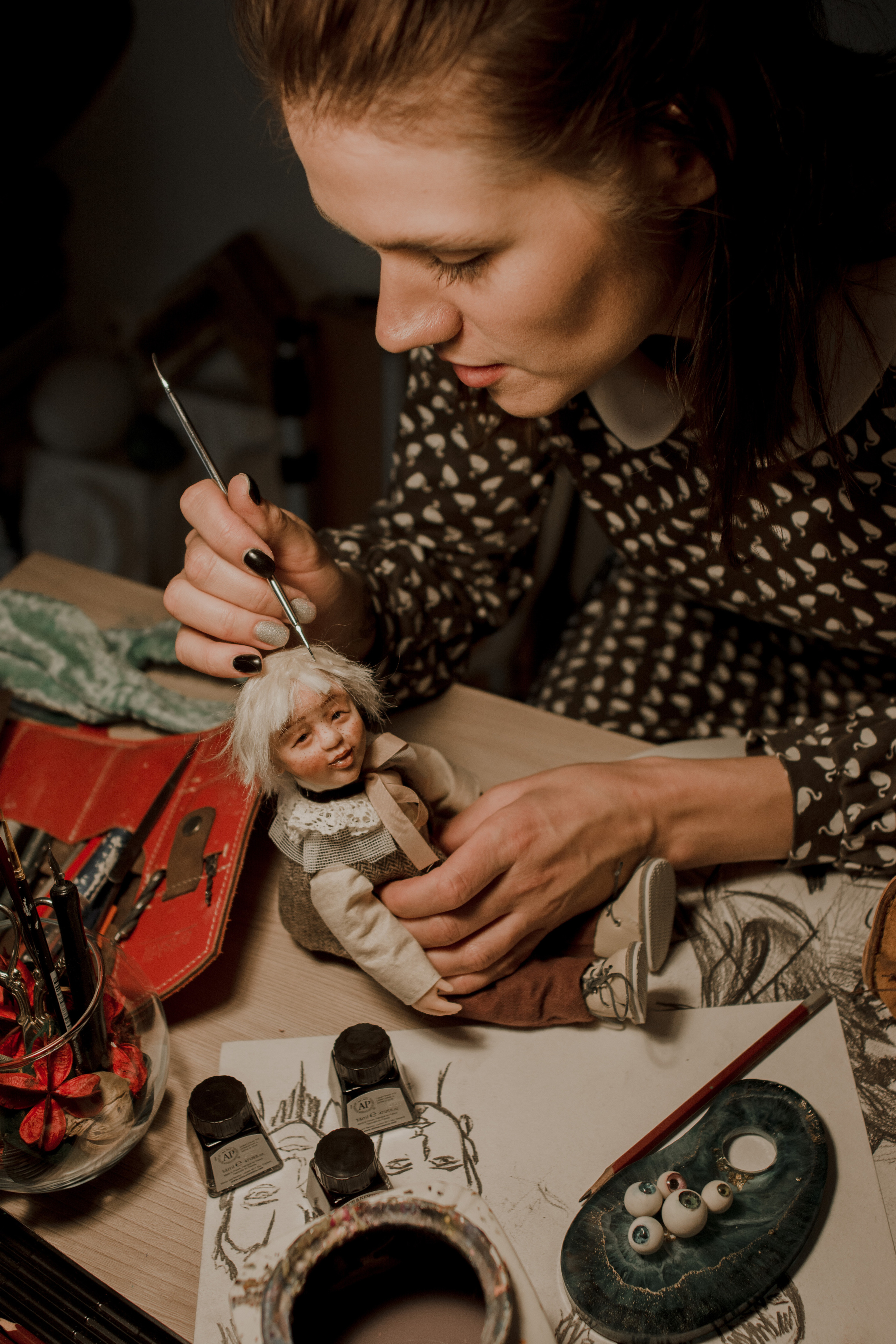 Кукольных дел мастер. Дарья Градусова. Фотограф Параничева Ольга Череповец