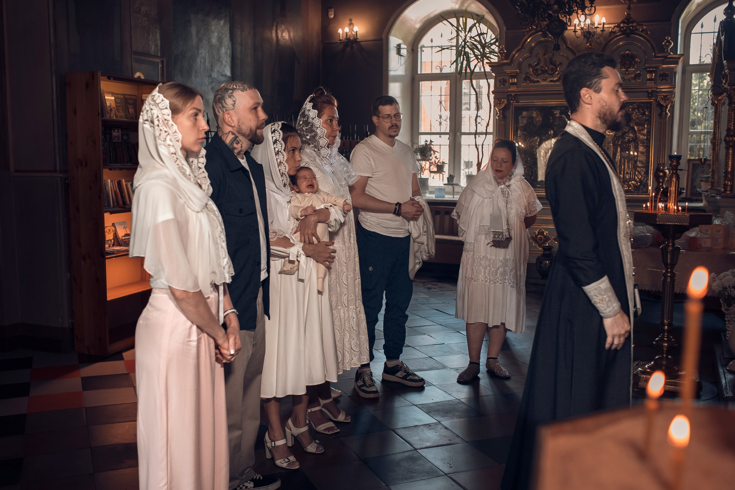 Фотограф на крещение в Храме СПАСА НЕРУКОТВОРНОГО ОБРАЗА В Б.СВИНОРЬЕ