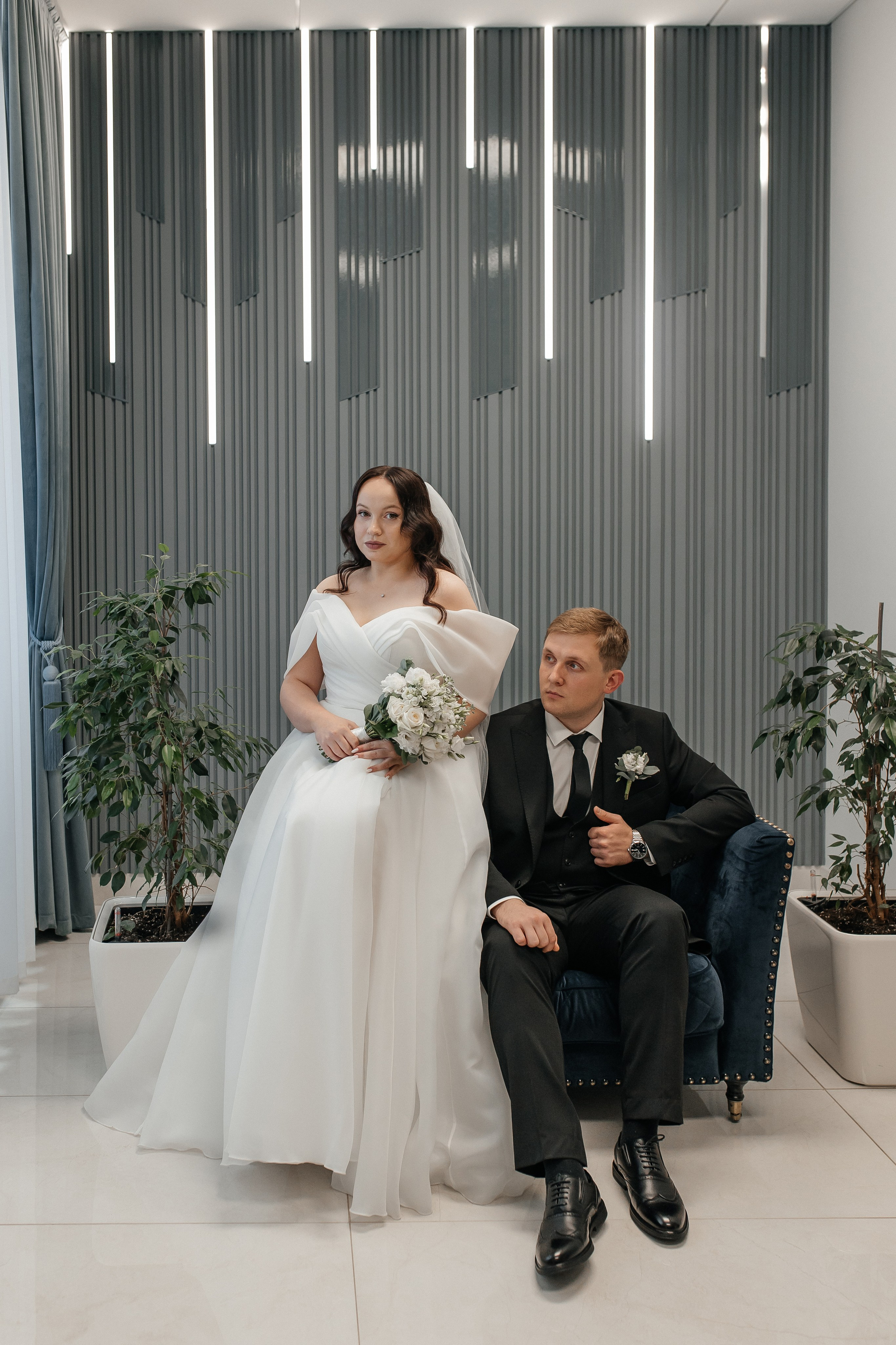 Регистрация брака в Шипиловском Дворце бракосочетания. Свадебный фотограф в Москве Дарья Олендарёва