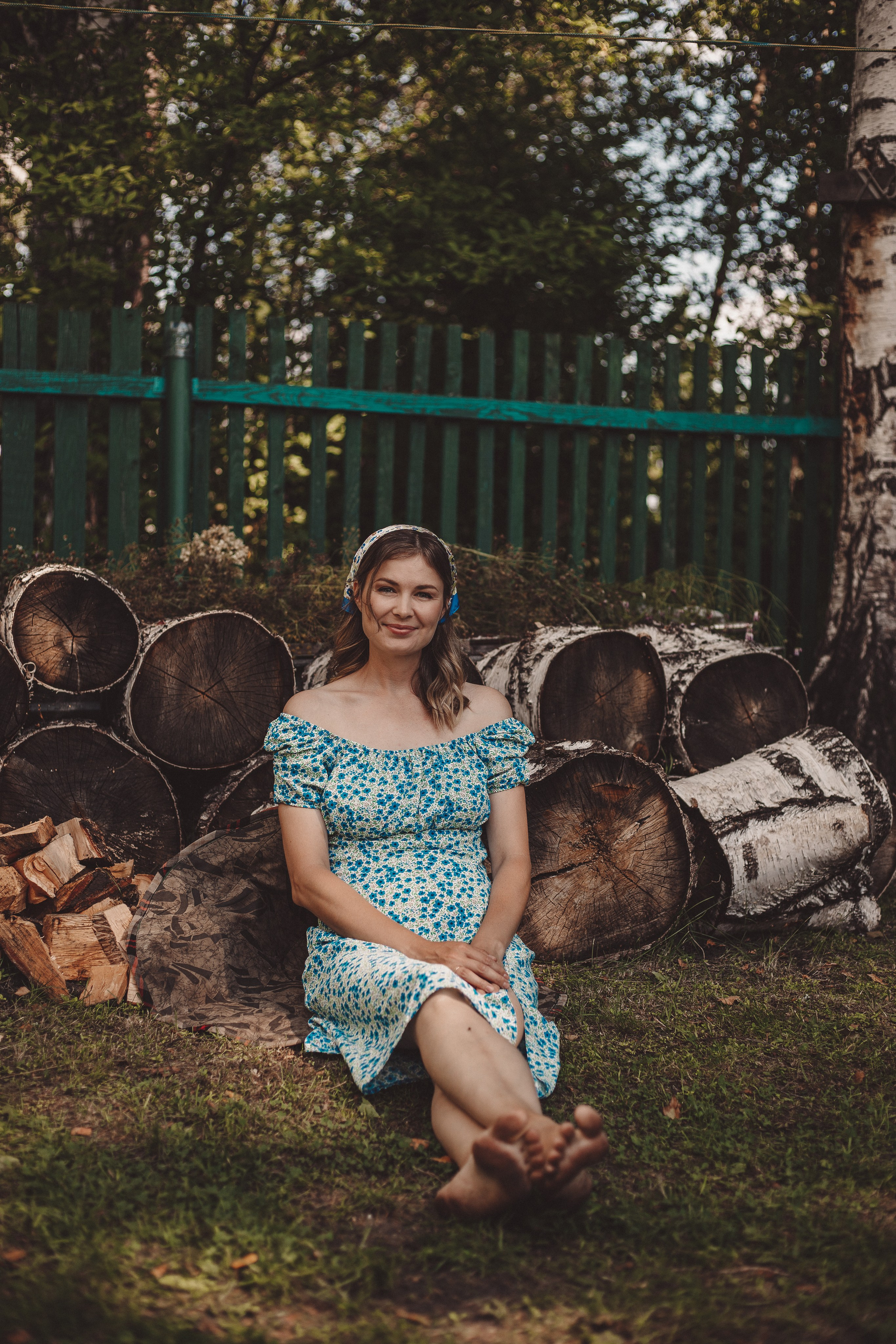 Семейная фотосессия - Люба и Платон: дачное детство. Семейный и женский фотограф Кемерово Мария Степ