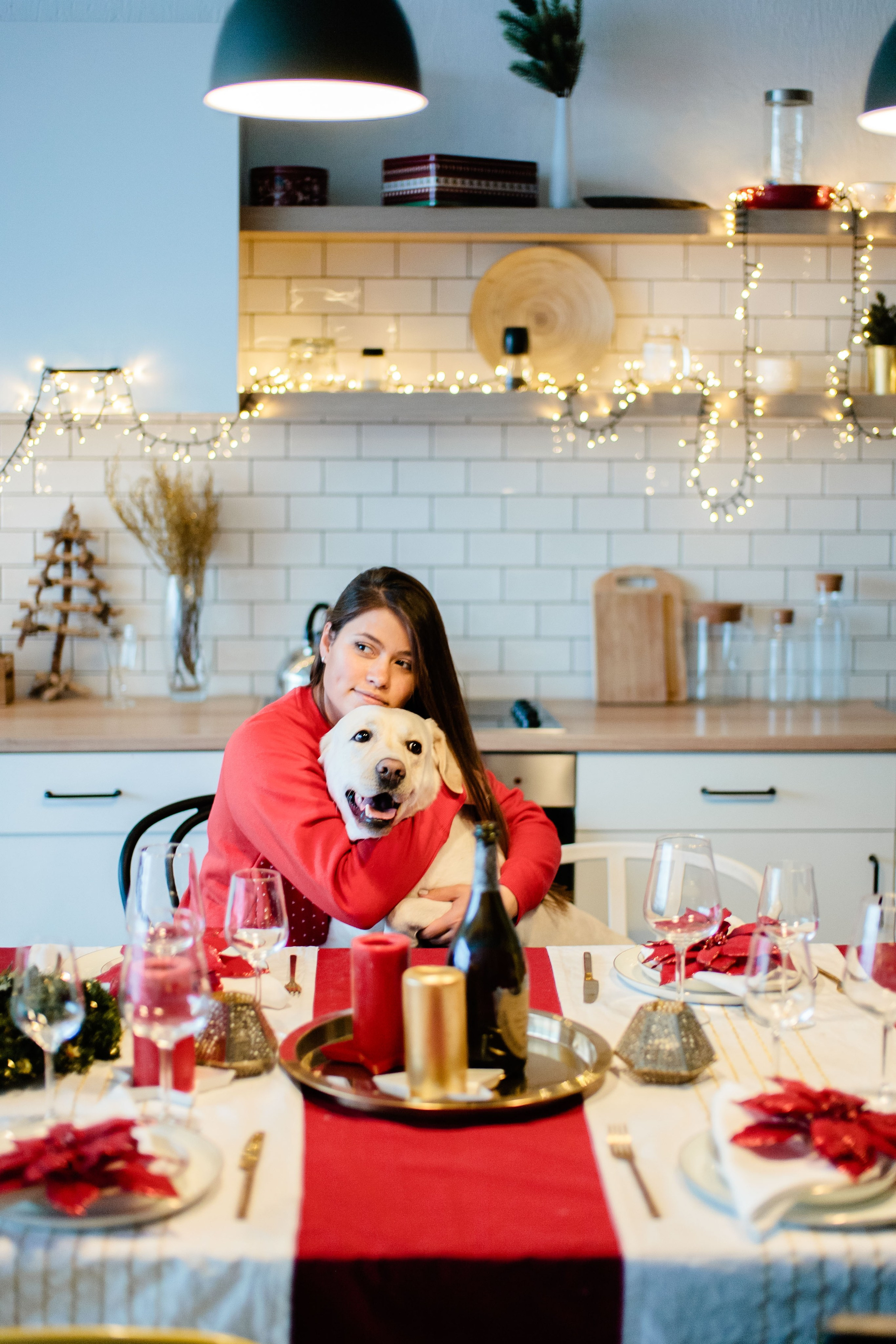 Семейная Новогодняя фотосессия в студии, фотограф в Москве