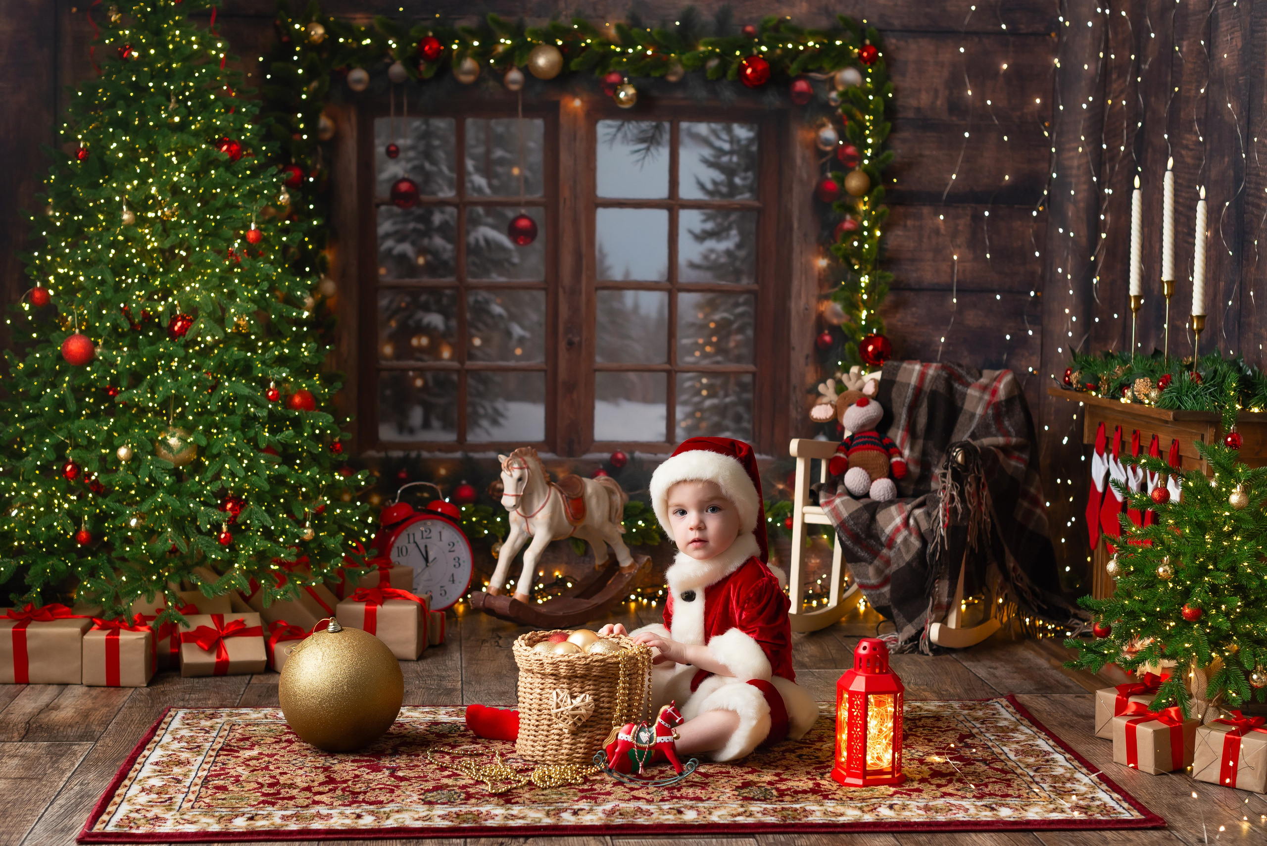 Детская новогодняя фотосессия. Детская фотостудия «Мандаринка» | Детский фотограф Краснодар