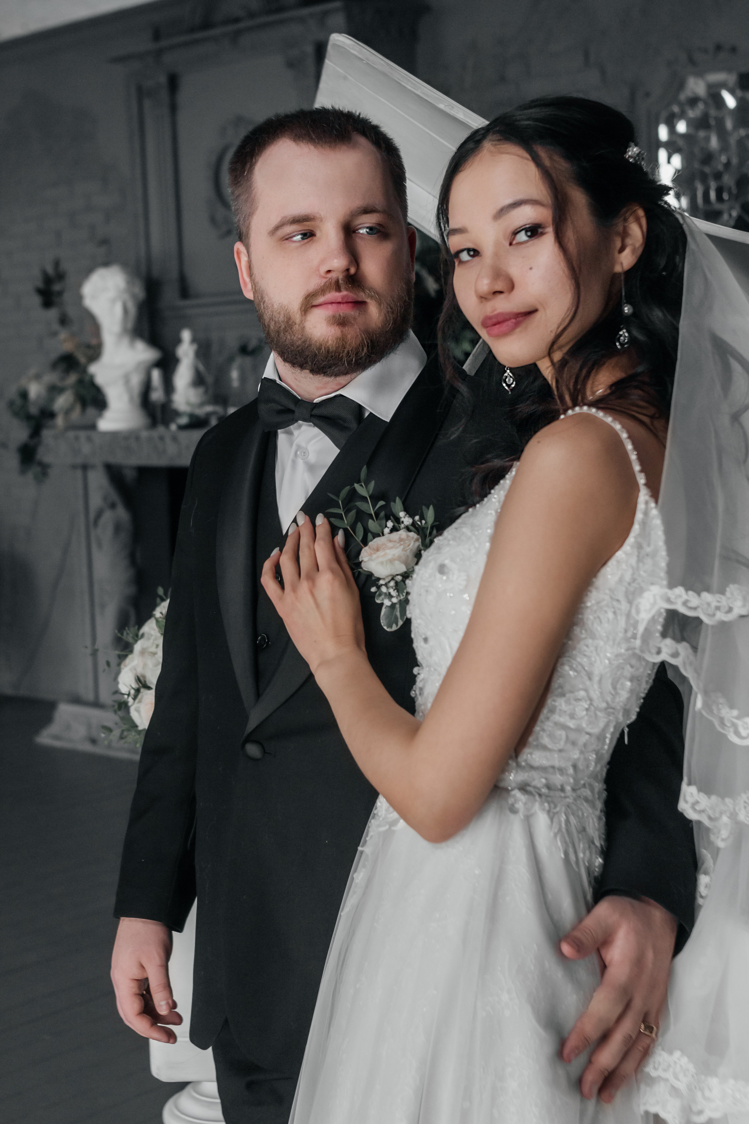 Свадебная прогулка в фотостудии Акт первый и регистрация брака в Автозаводском Доме Бракосочетания. Свадебный фотограф и фотограф Love-Store в Нижнем Новгороде Анастасия