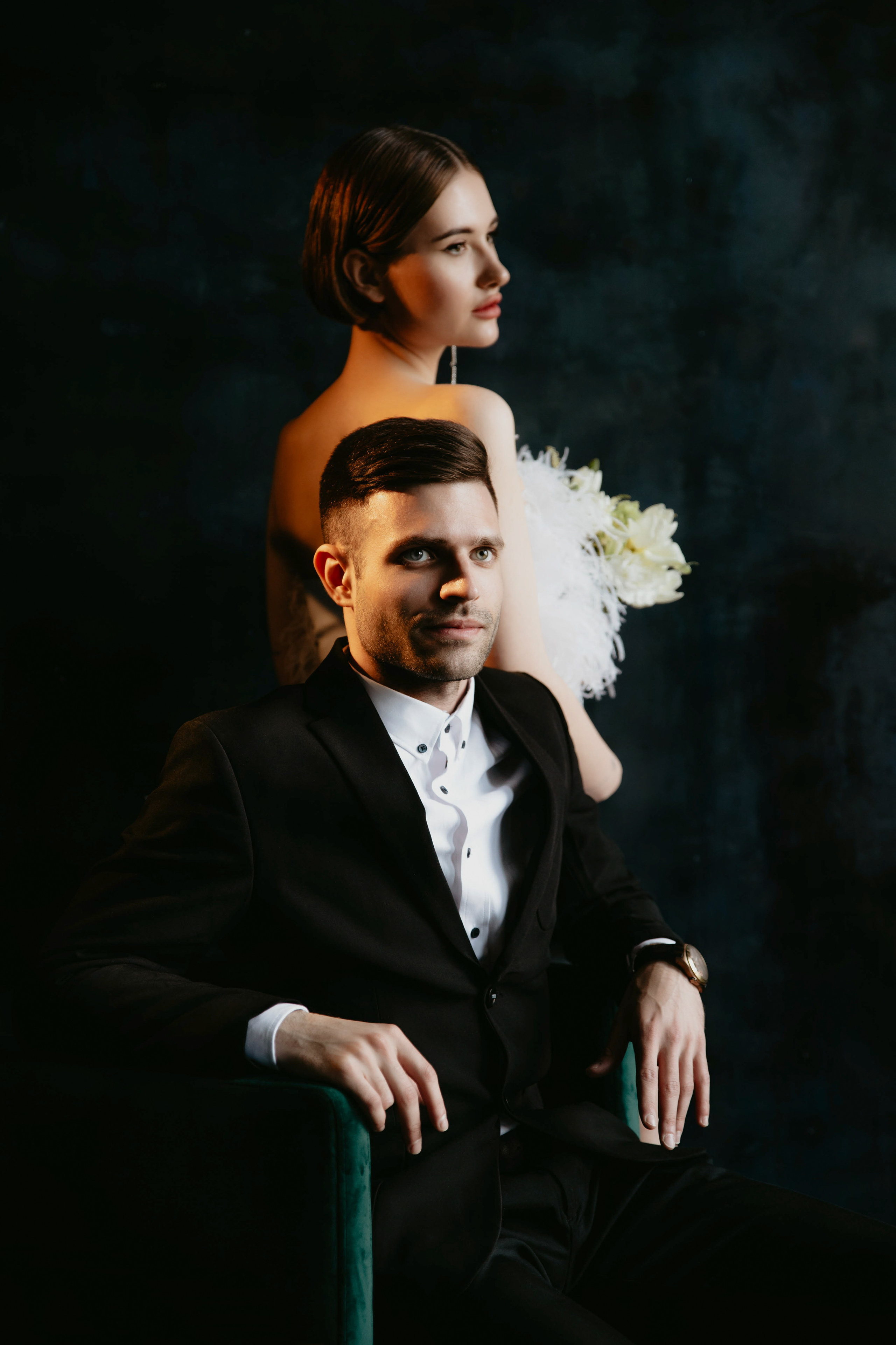 Свадебное love story в студии. Фотограф в Москве и любой точке земного шара Алёна Вялова (Чулкова)