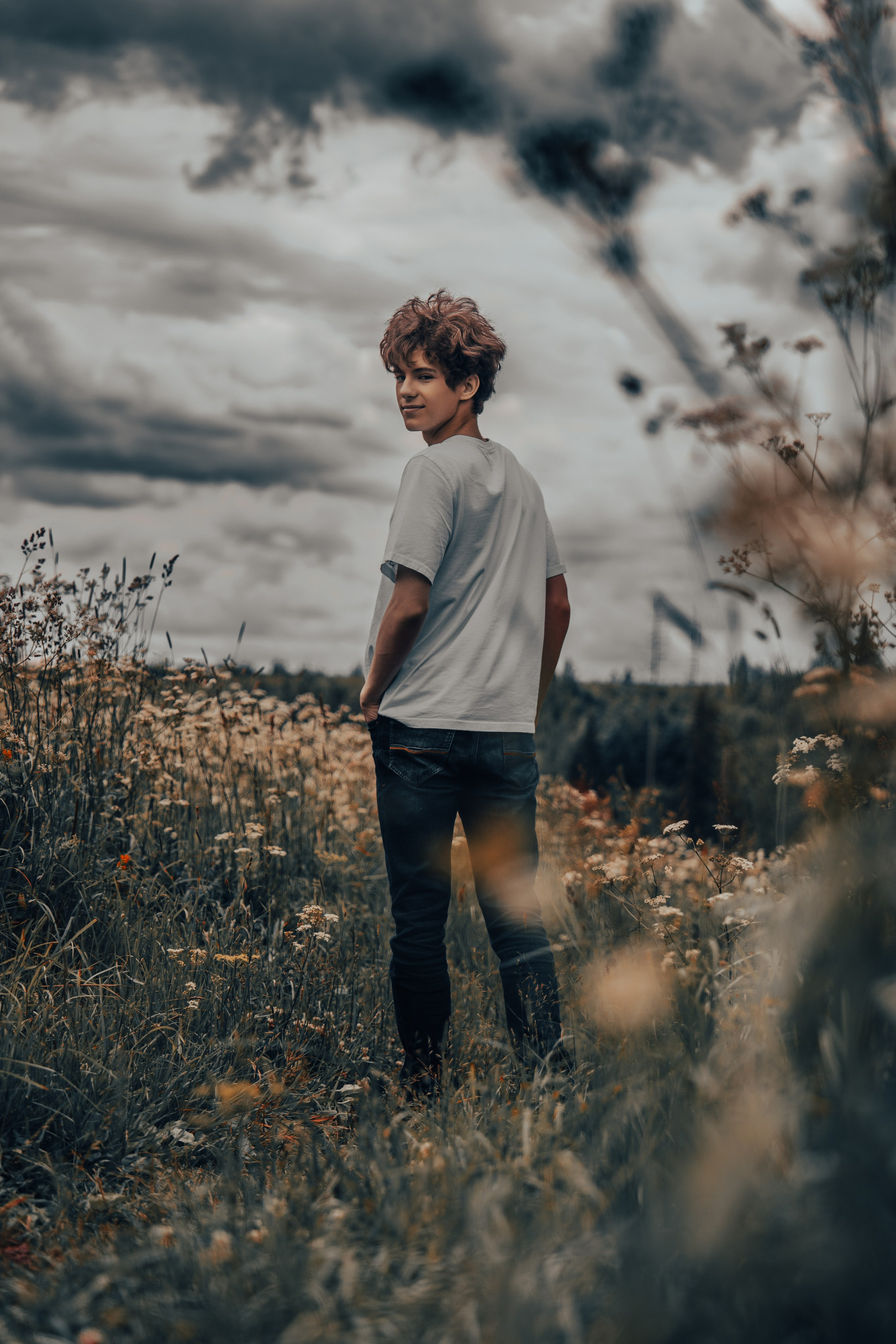 Фотосессия в поле. ТриМедиа Продакшн