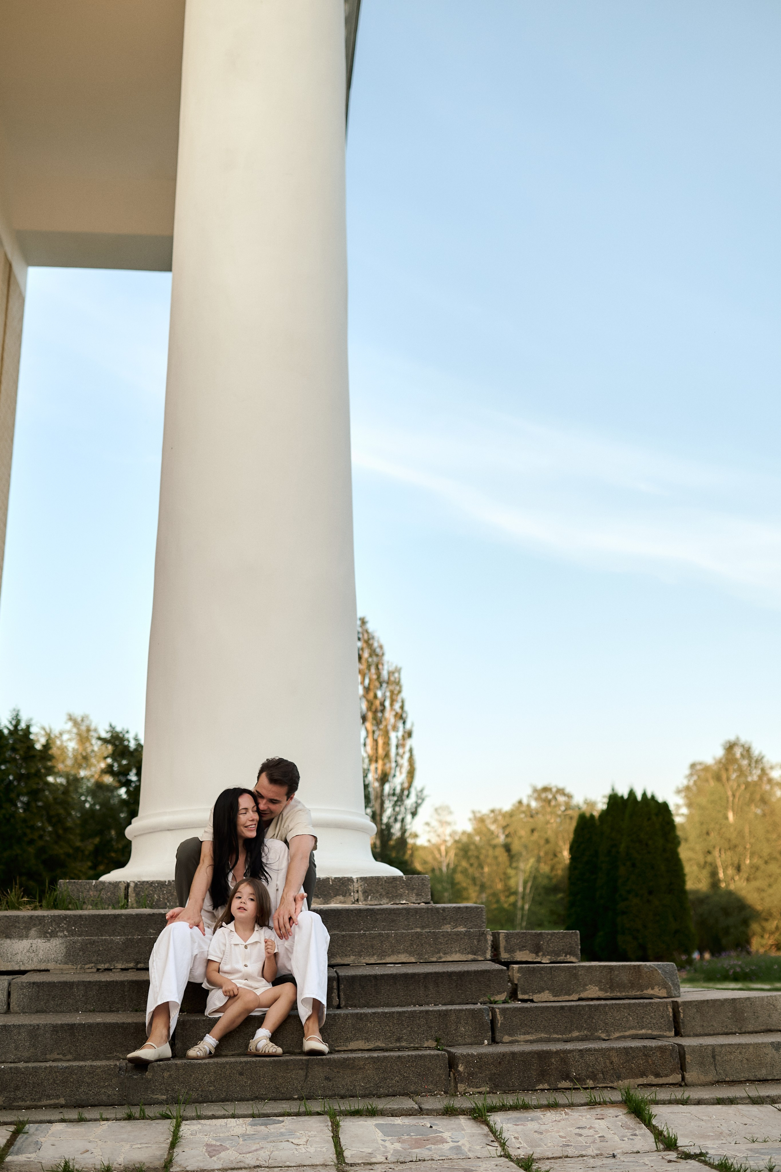 Рохус, Юля и Оливия в парке Останкино. Семейный и свадебный lifestyle-фотограф в Москве Мария Петрова