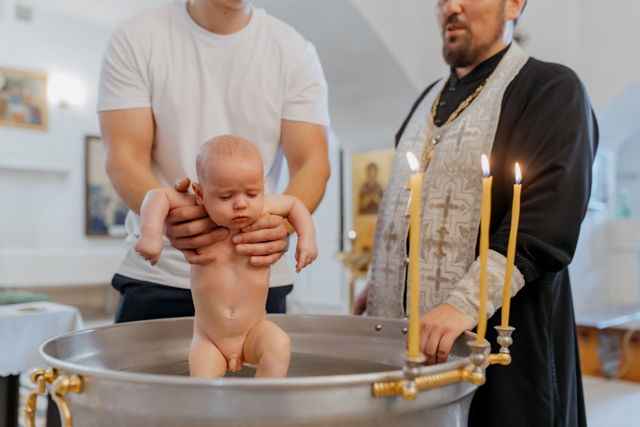 Таинство Крещения Михаила. Свадебный и Семейный Фотограф в Краснодаре