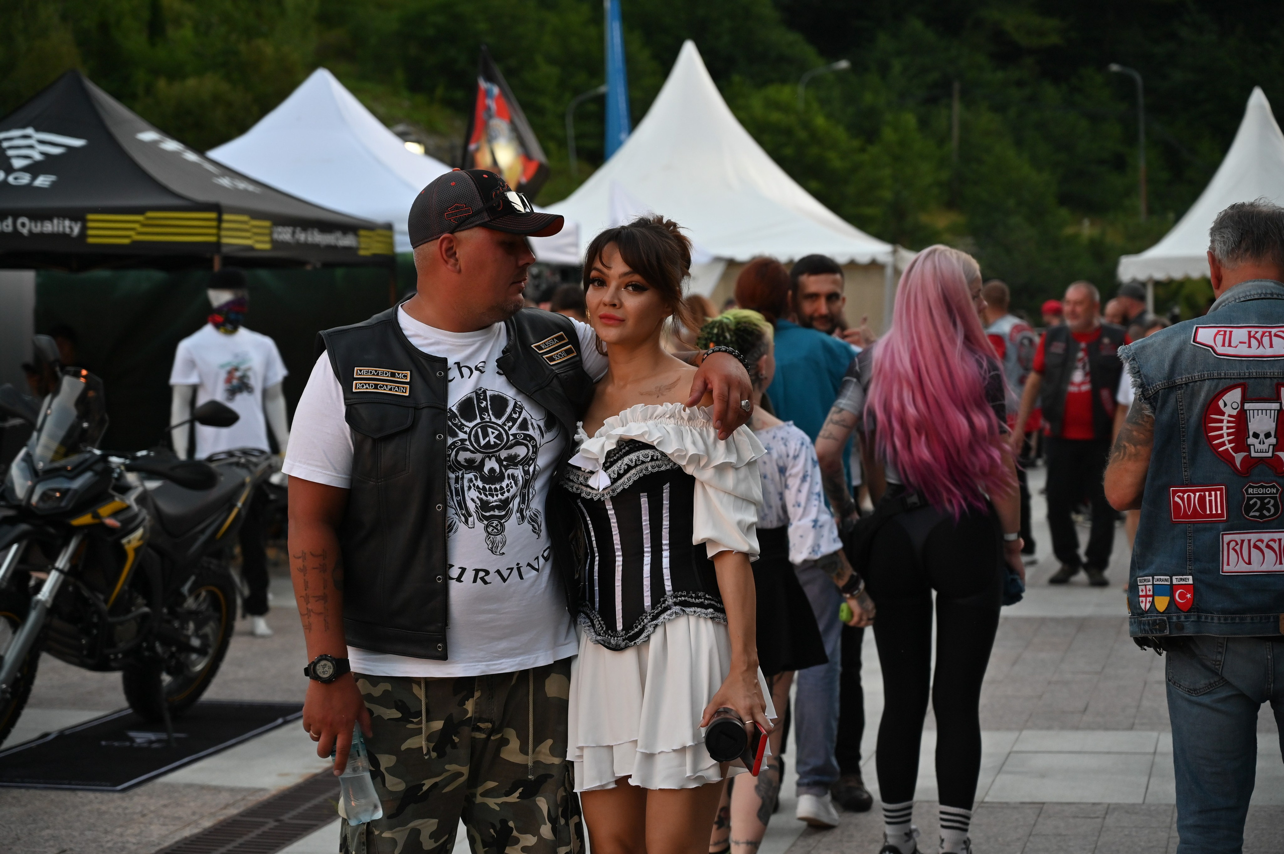11- ый Ежегодный Байк Фестиваль " Медвежья МОТО ПОЛЯНА». Фотографирую счастливых людей в Сочи