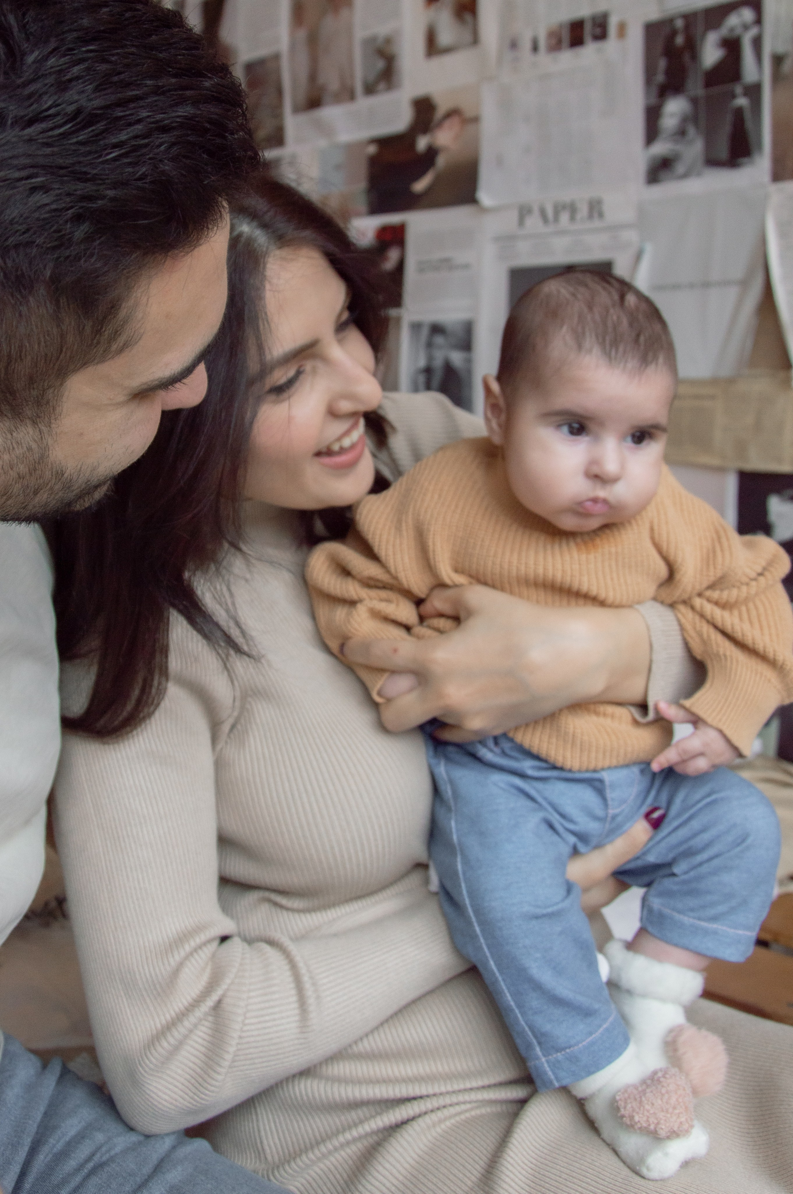 Семейная студийная съемка. Фотограф Мариам Воробьева