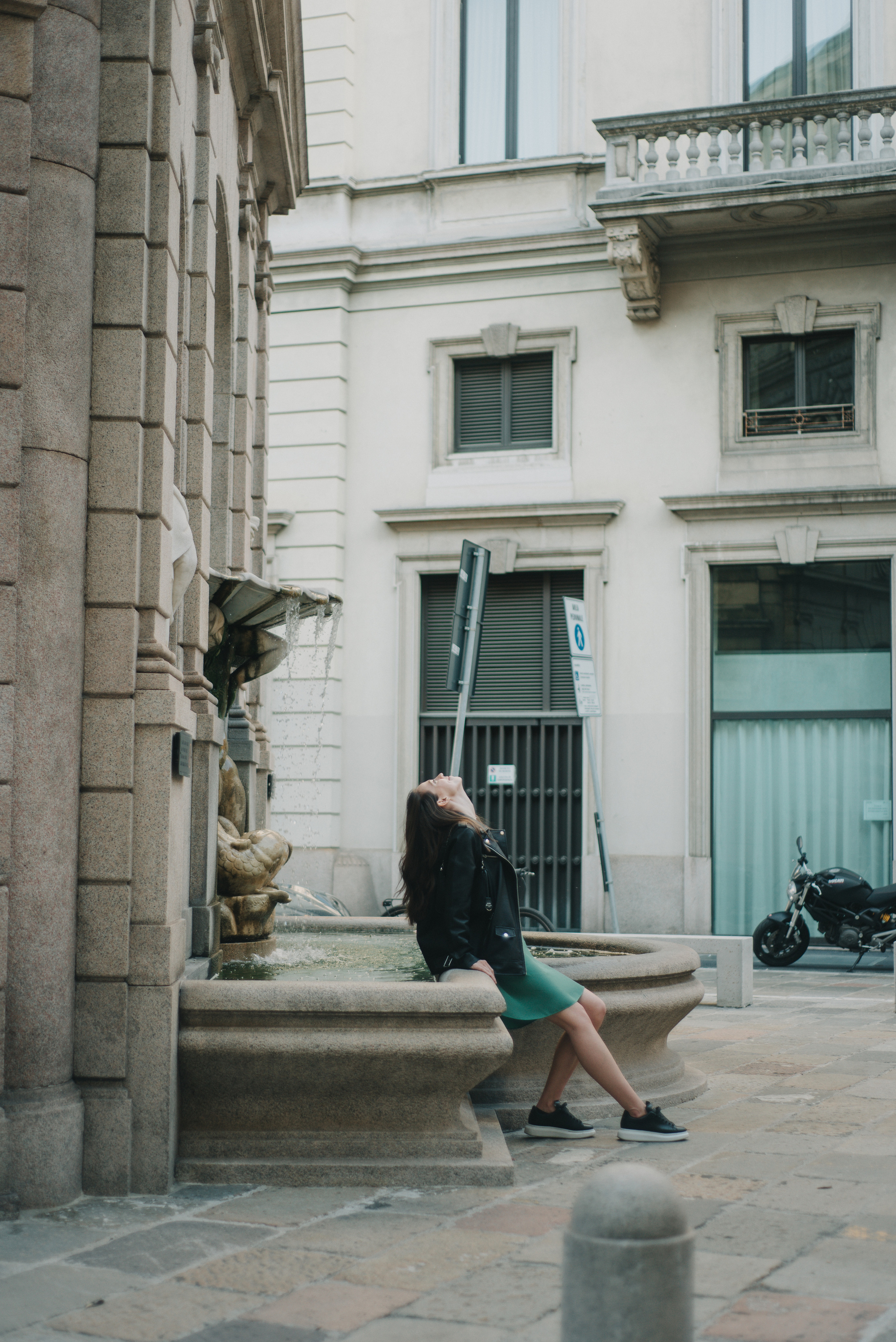 July in Milano. Photographer Vasilisa Gordeeva