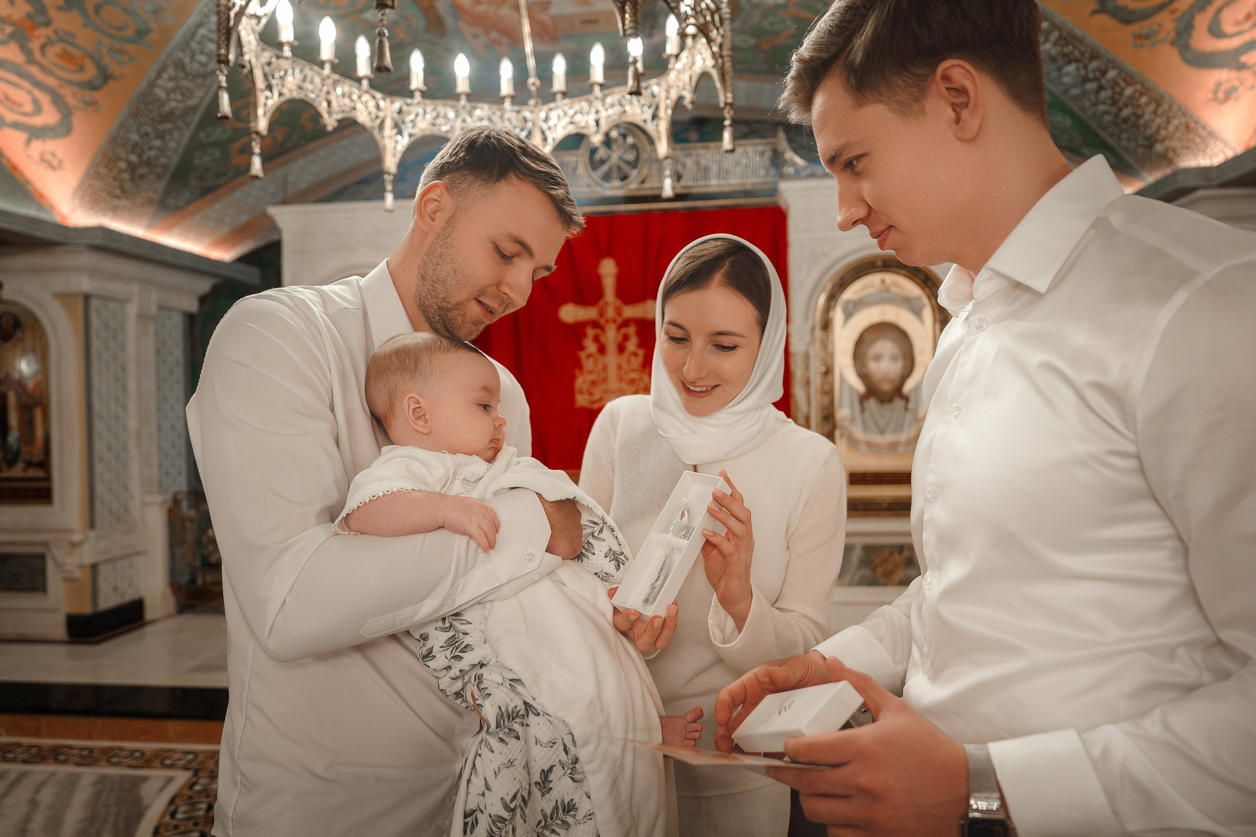 Сретенский монастырь, крещение 