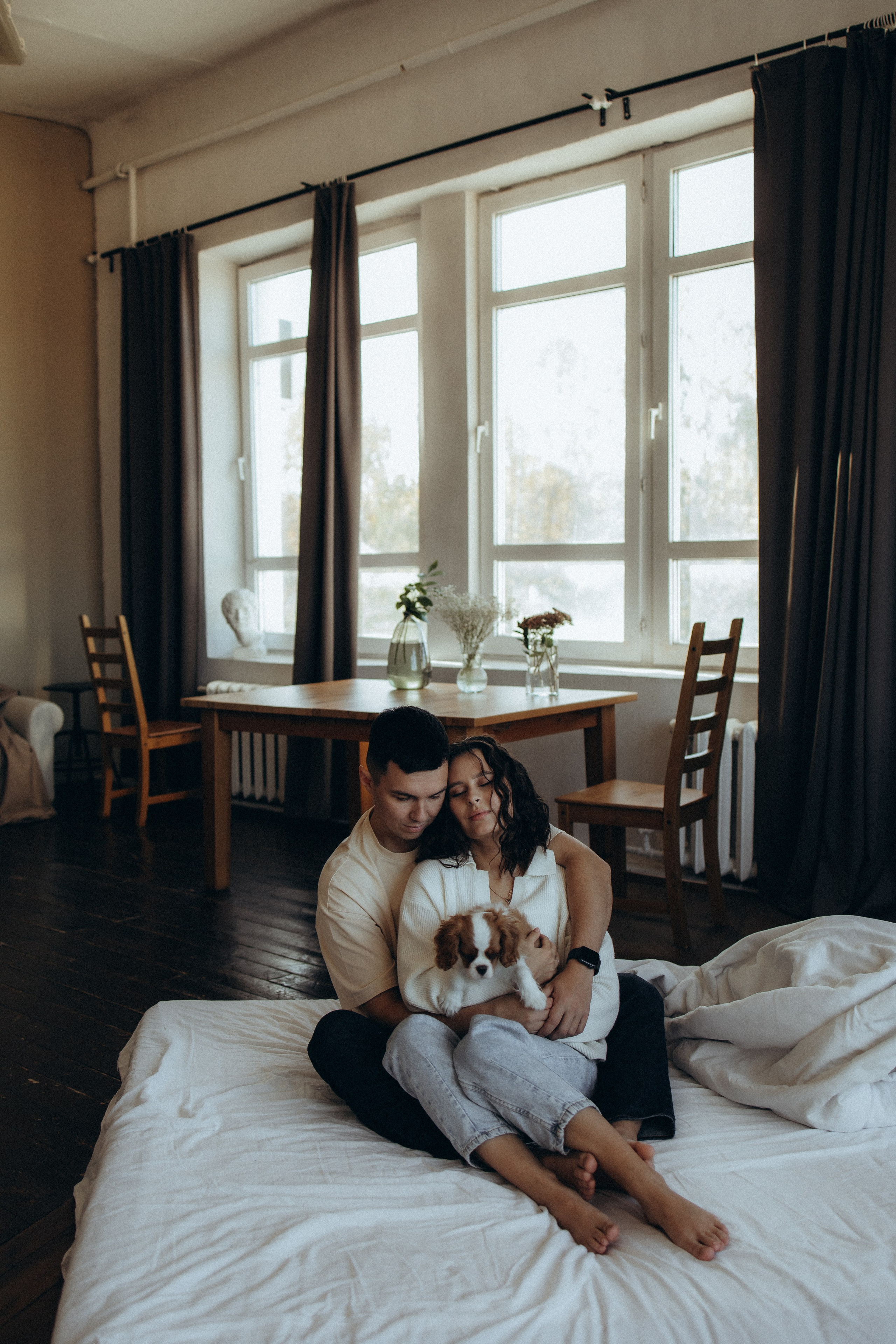 Ришат, Айгуль и пушистый малыш Йоко. Фотограф из Казани Мария Шамсутдинова