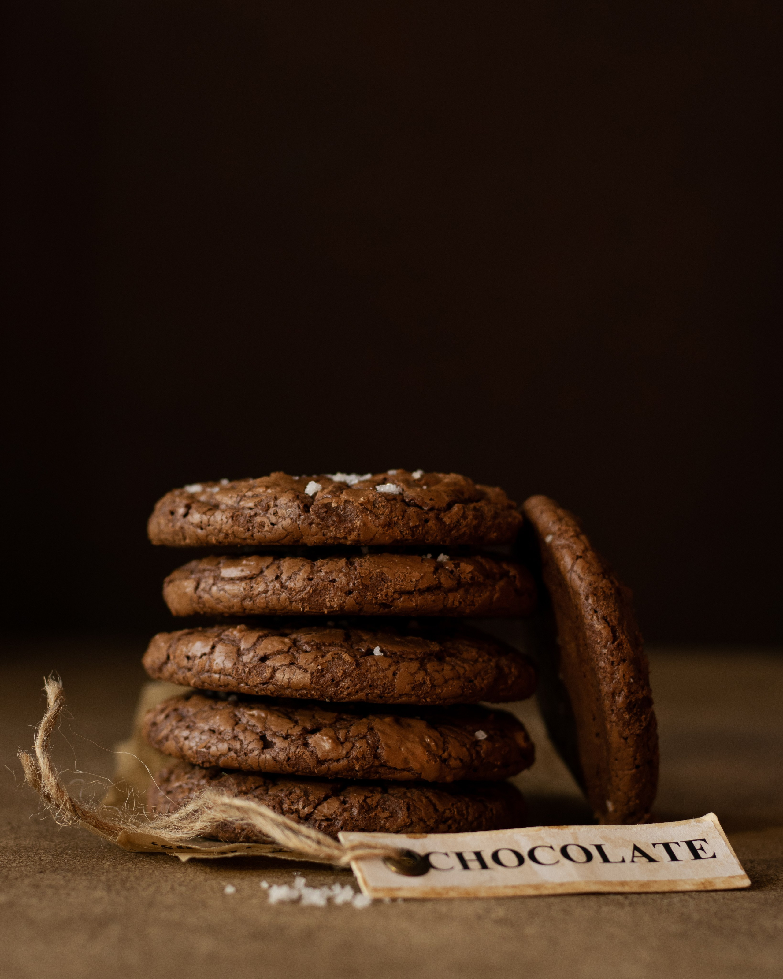 Шоколадное печенье брукис с солью