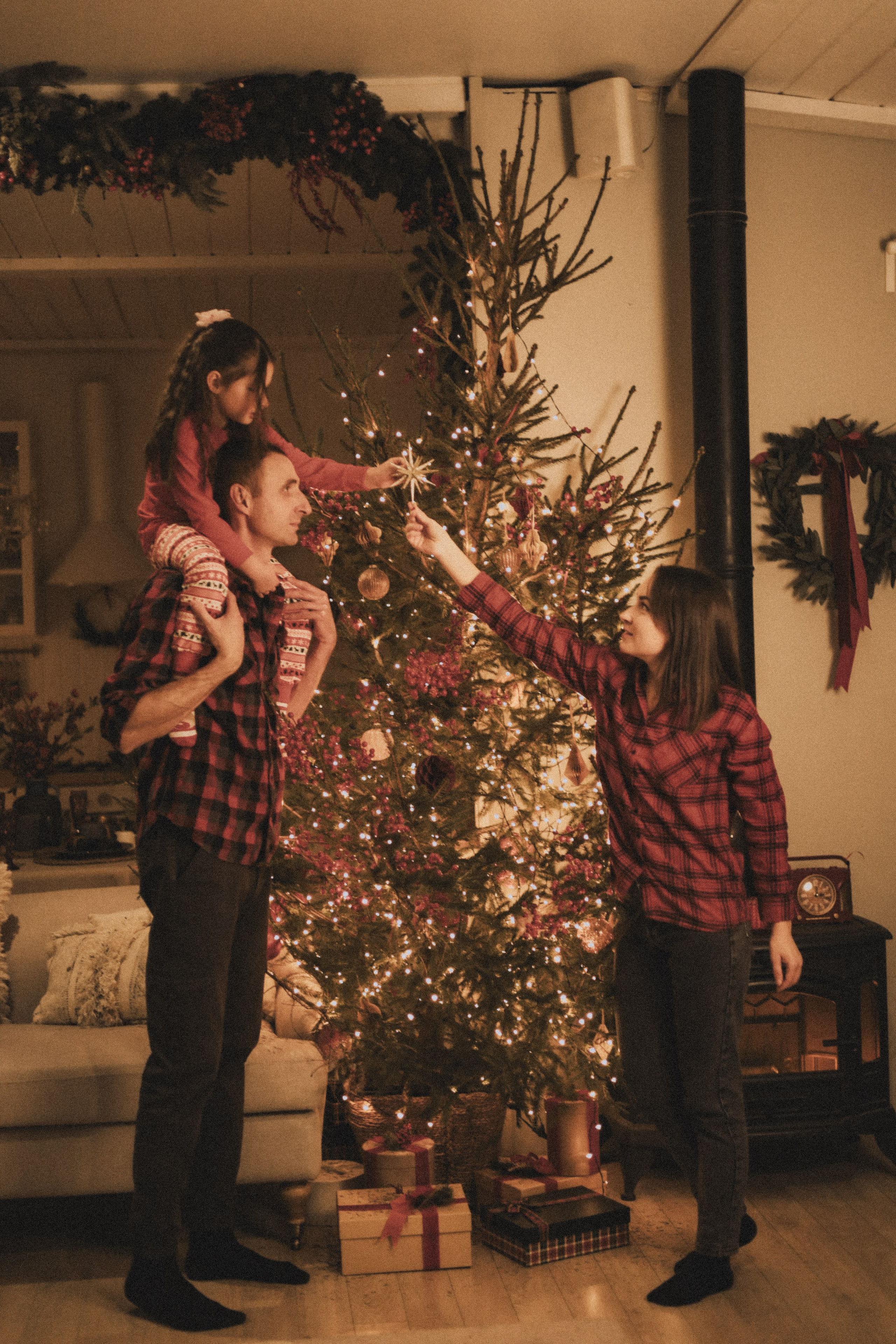 New Year's family. Фотограф Санкт-Петербурга