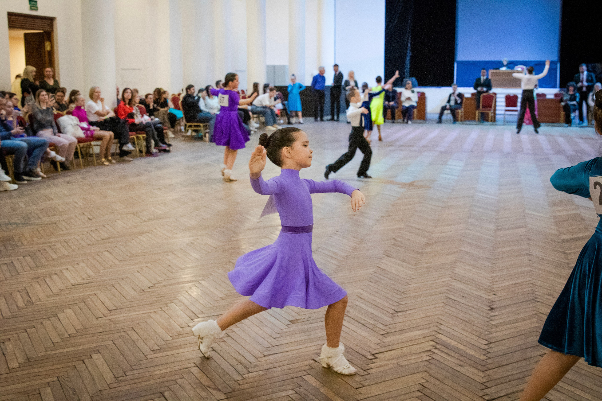 Бальные танцы, соревнования. Фотограф Анна Невская