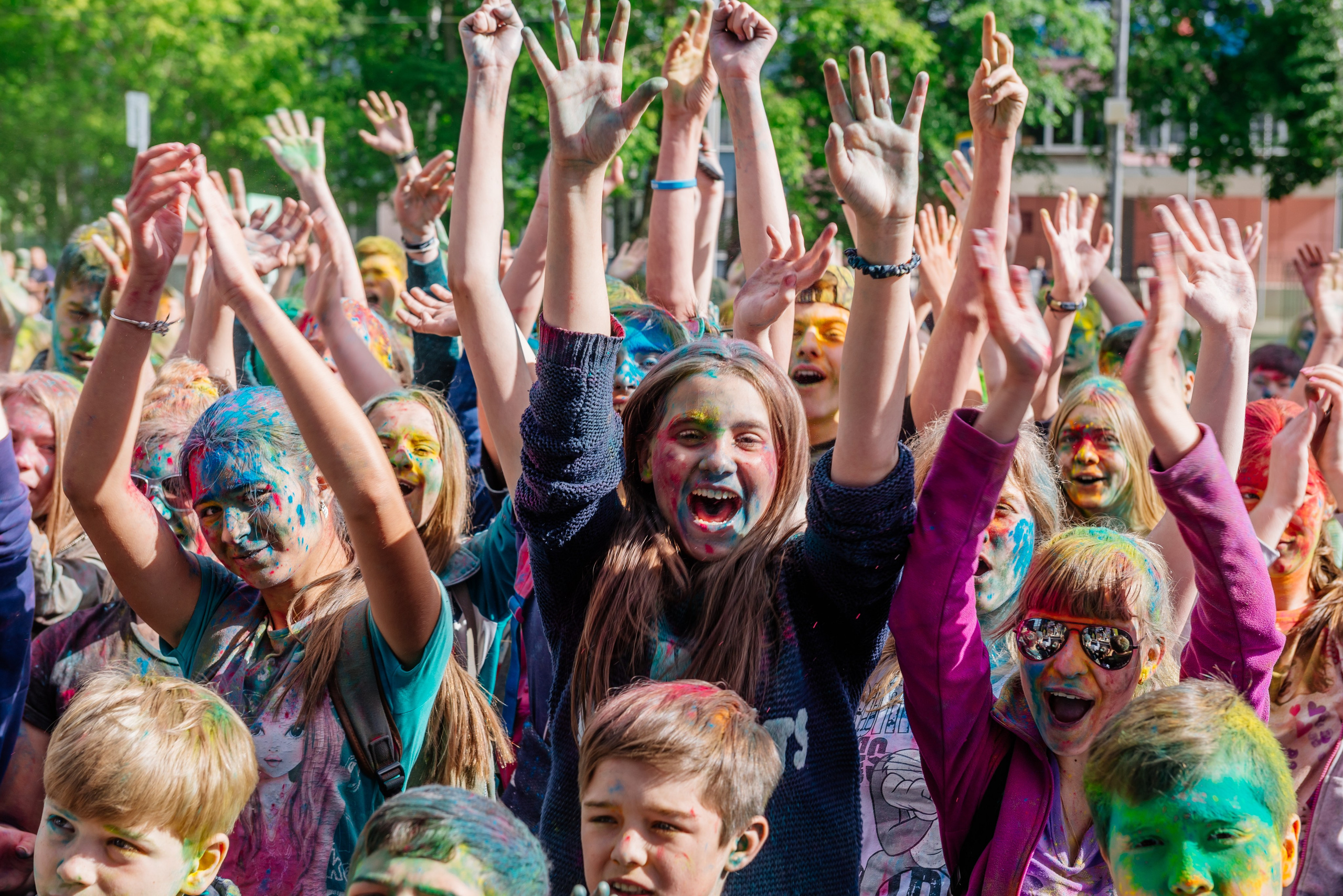 Фестиваль красок Holi. Москва, МО. Фотограф LANA STIL. Семейный, репортажный фотограф, студия. Женский, мужской портрет. Фотографирую территориально в г. Королев, Москва, МО