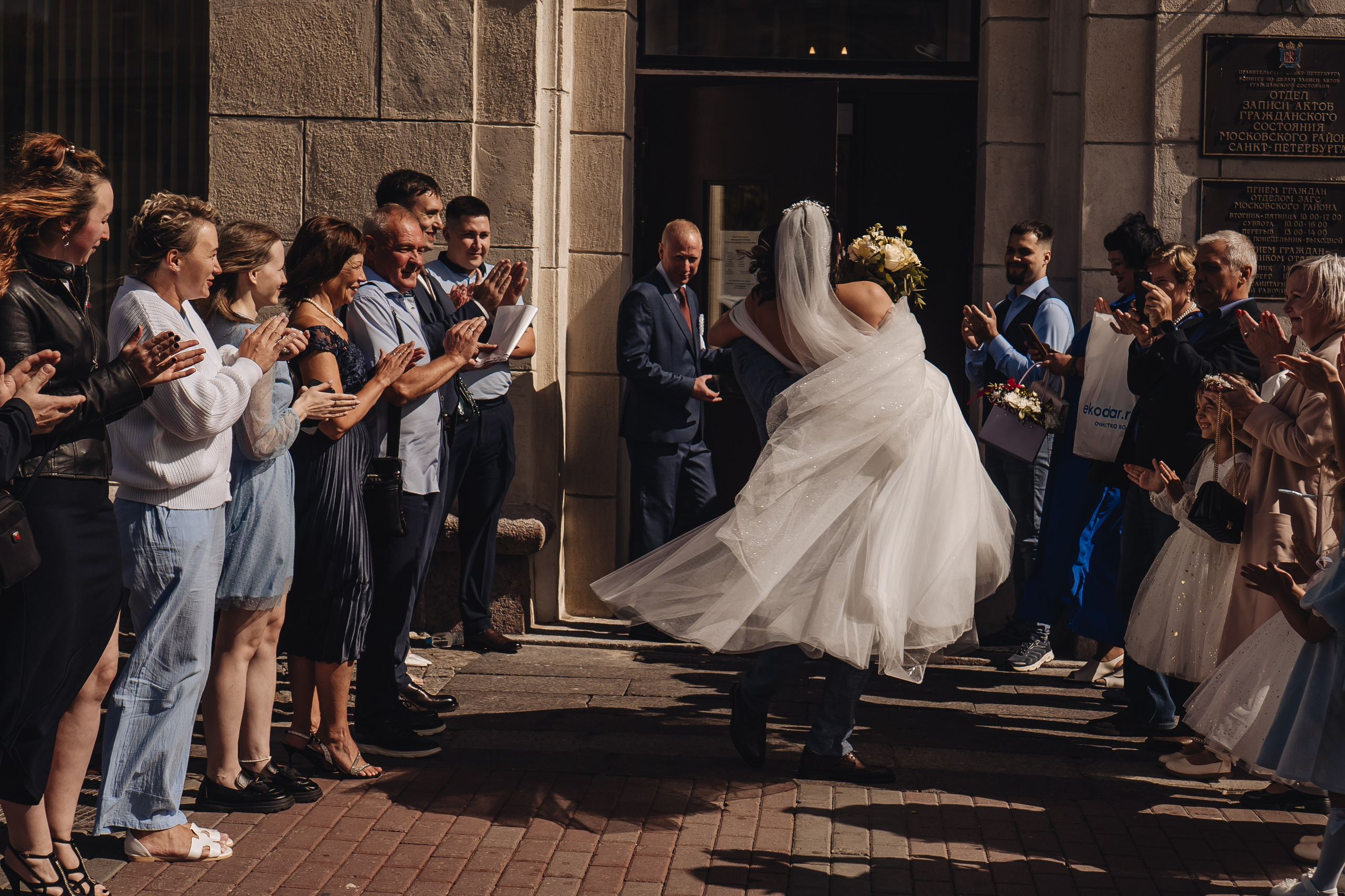 СВАДЕБНАЯ СЬЕМКА В ЗАГСЕ НА МОСКОВСКОМ ПРОСПЕКТЕ. Профессиональный фотограф, Санкт-Петербург — Виктория Богомолова