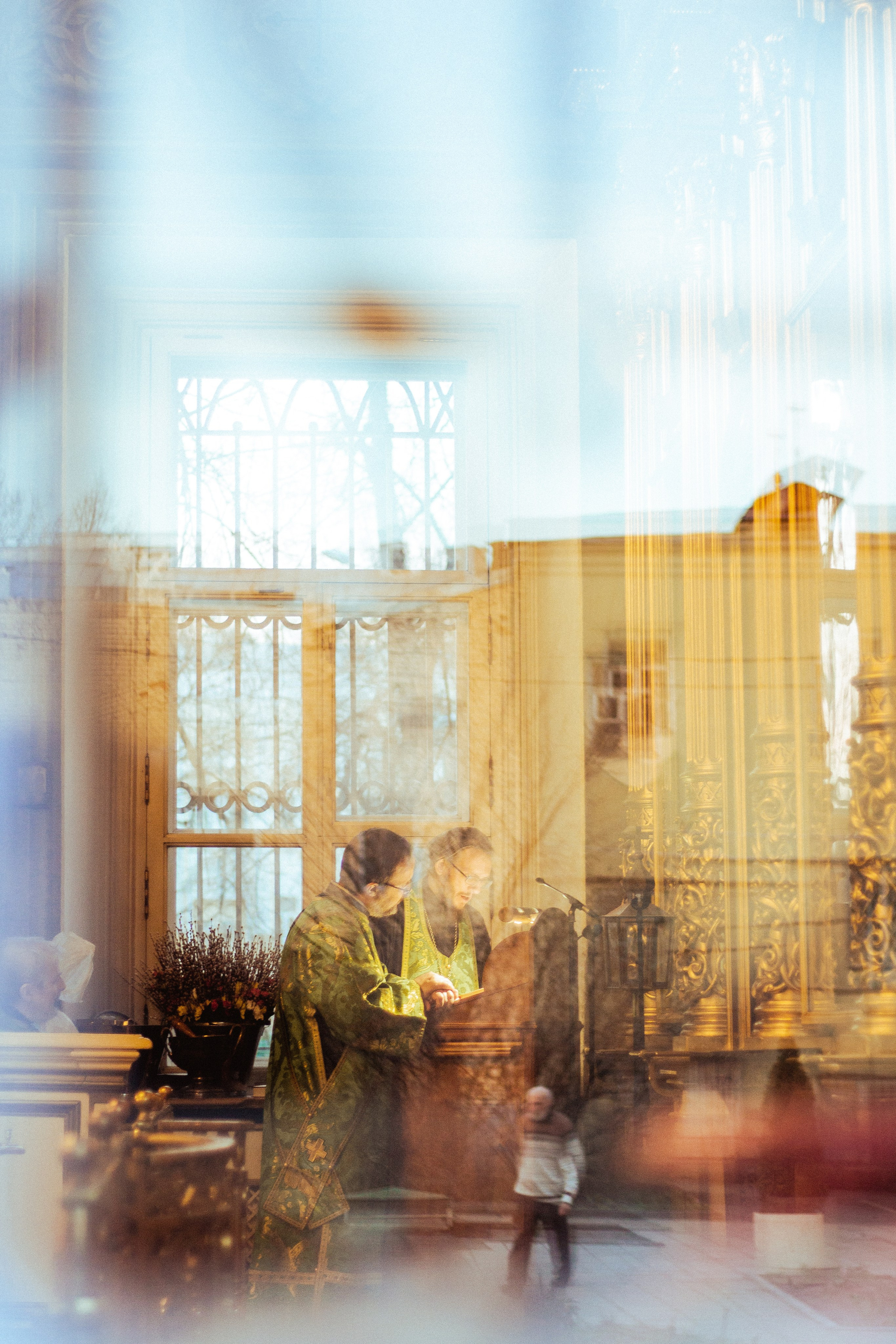 В храме. Мария Колесникова