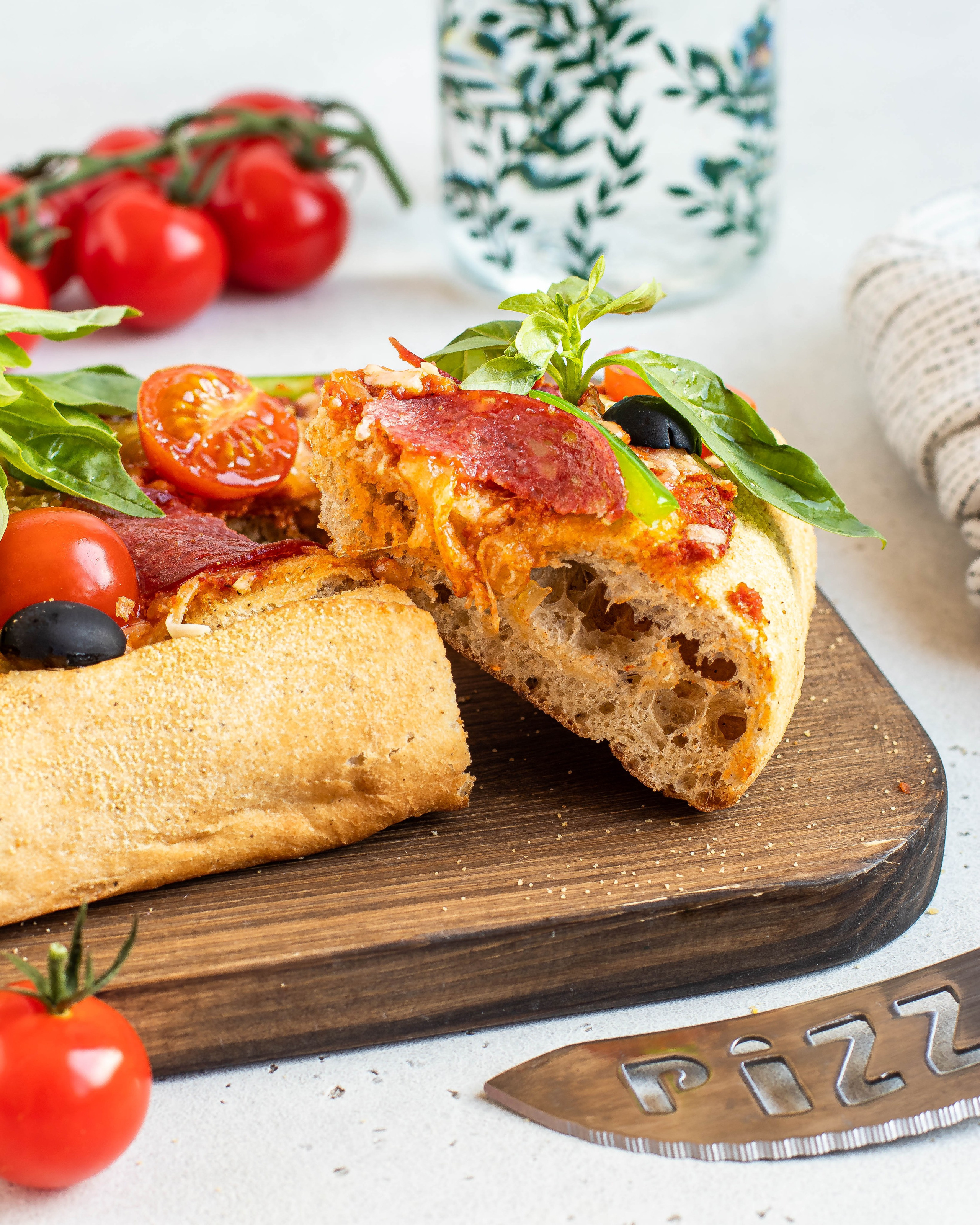 Съемка основ для пиццы