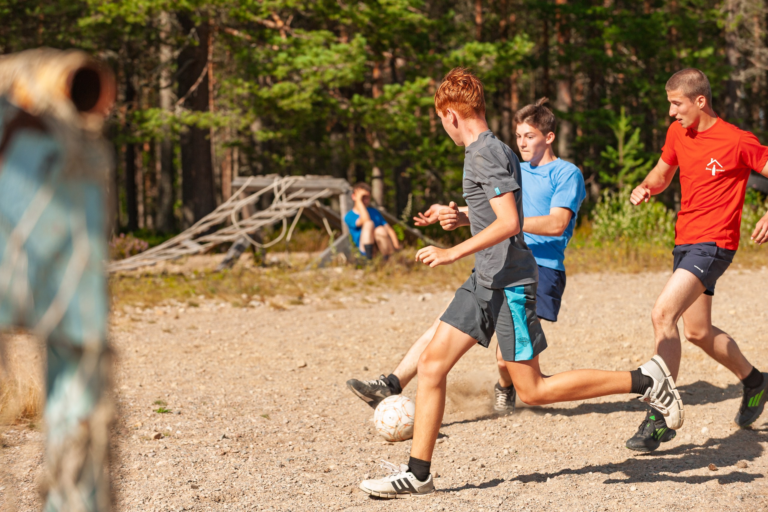 Летние тренировочные боры Школы Боевых Искусств «МОН» 2012 г. Карелия, футбол