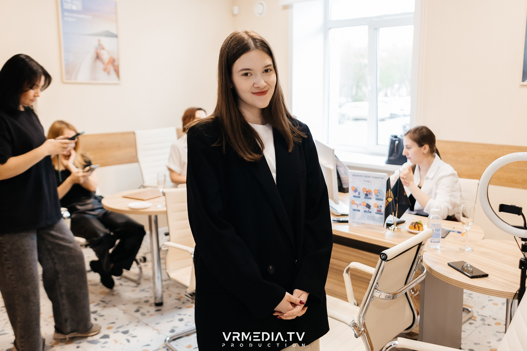 Business travel brunch