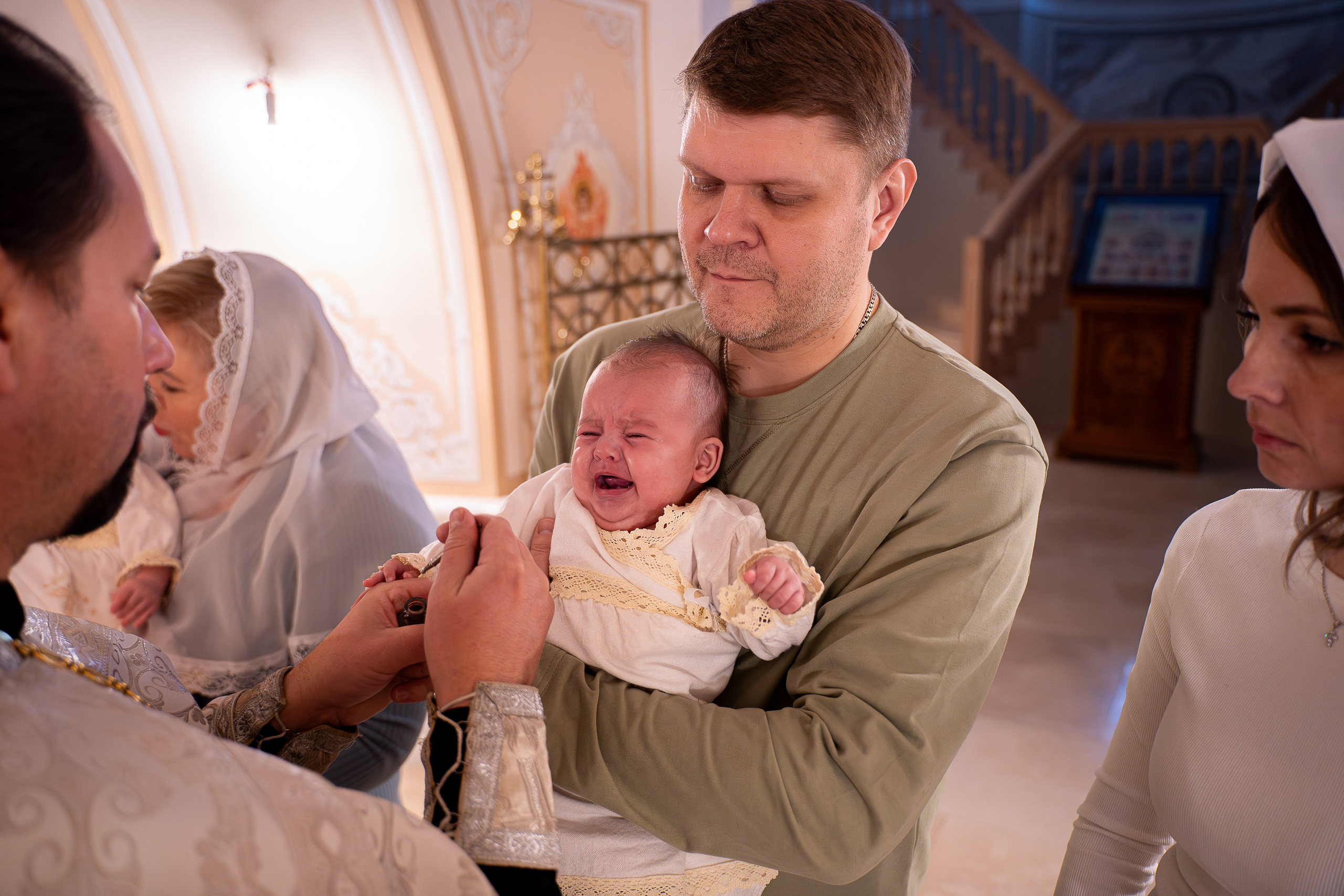 Двойное крещение. Фотограф на роды Москва Ольга Летучева