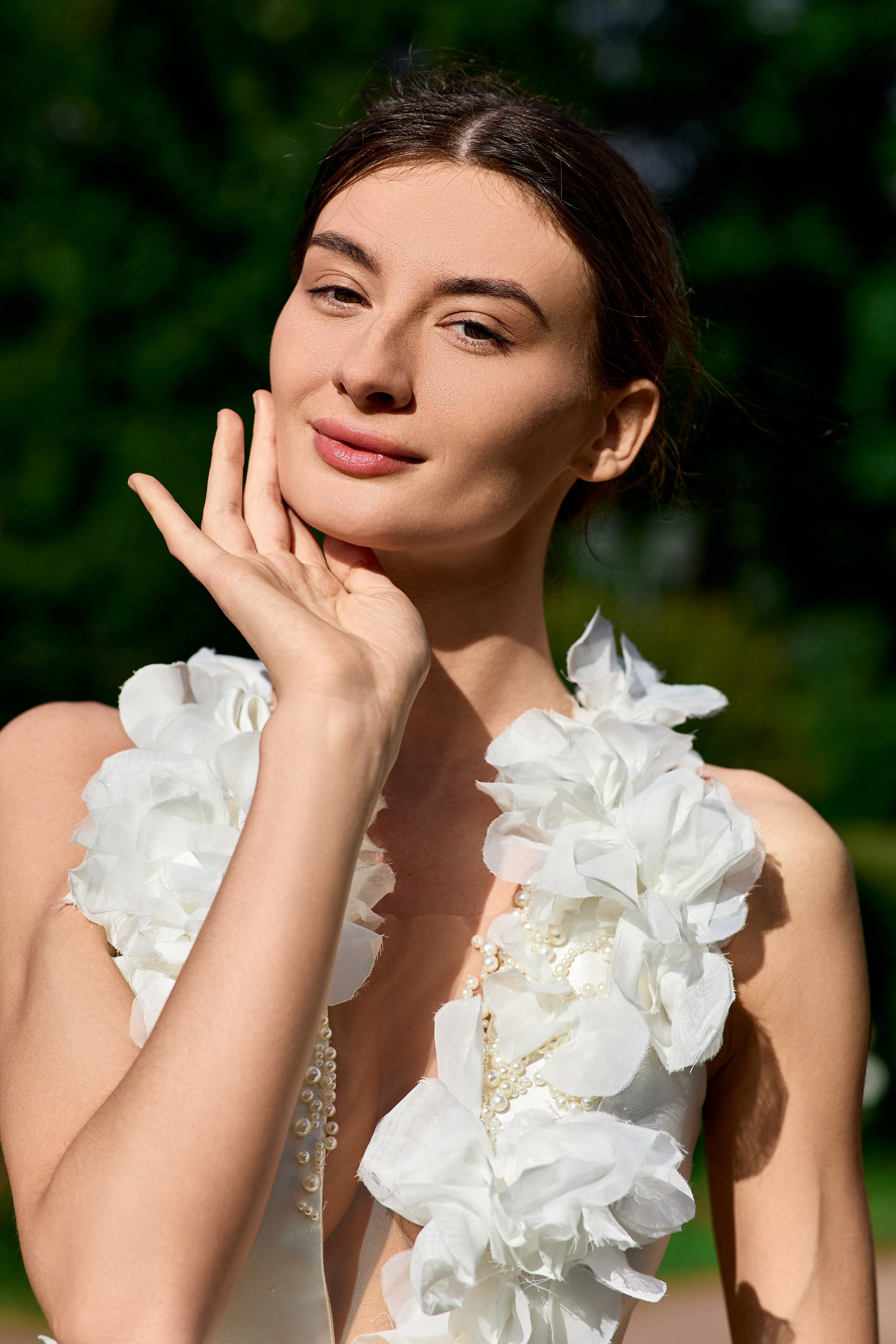 Свадебная прогулка в парке Горького в Москве