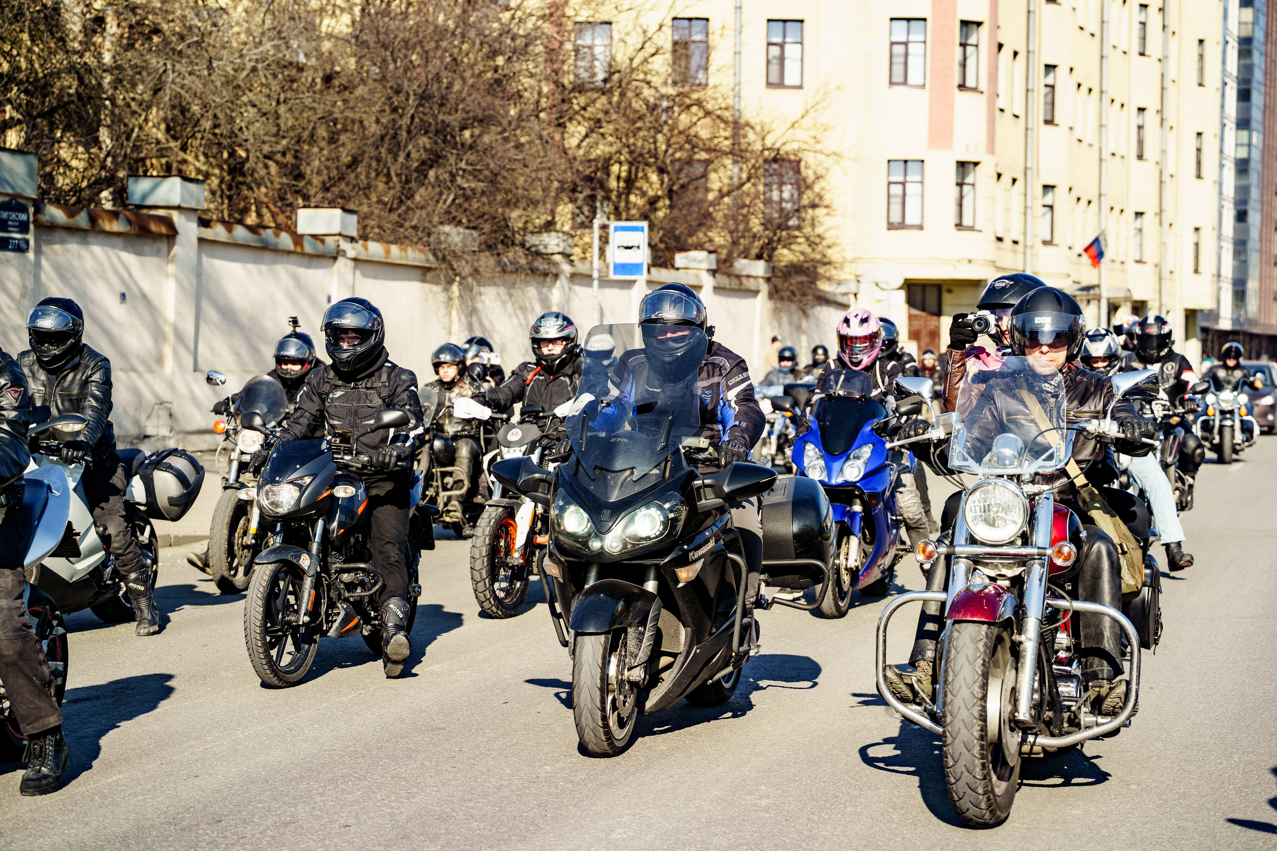 Прохват мотоклуба Norman Riders ч.1. Концертный и репортажный фотограф в Санкт-Петербурге Слава Пахомов