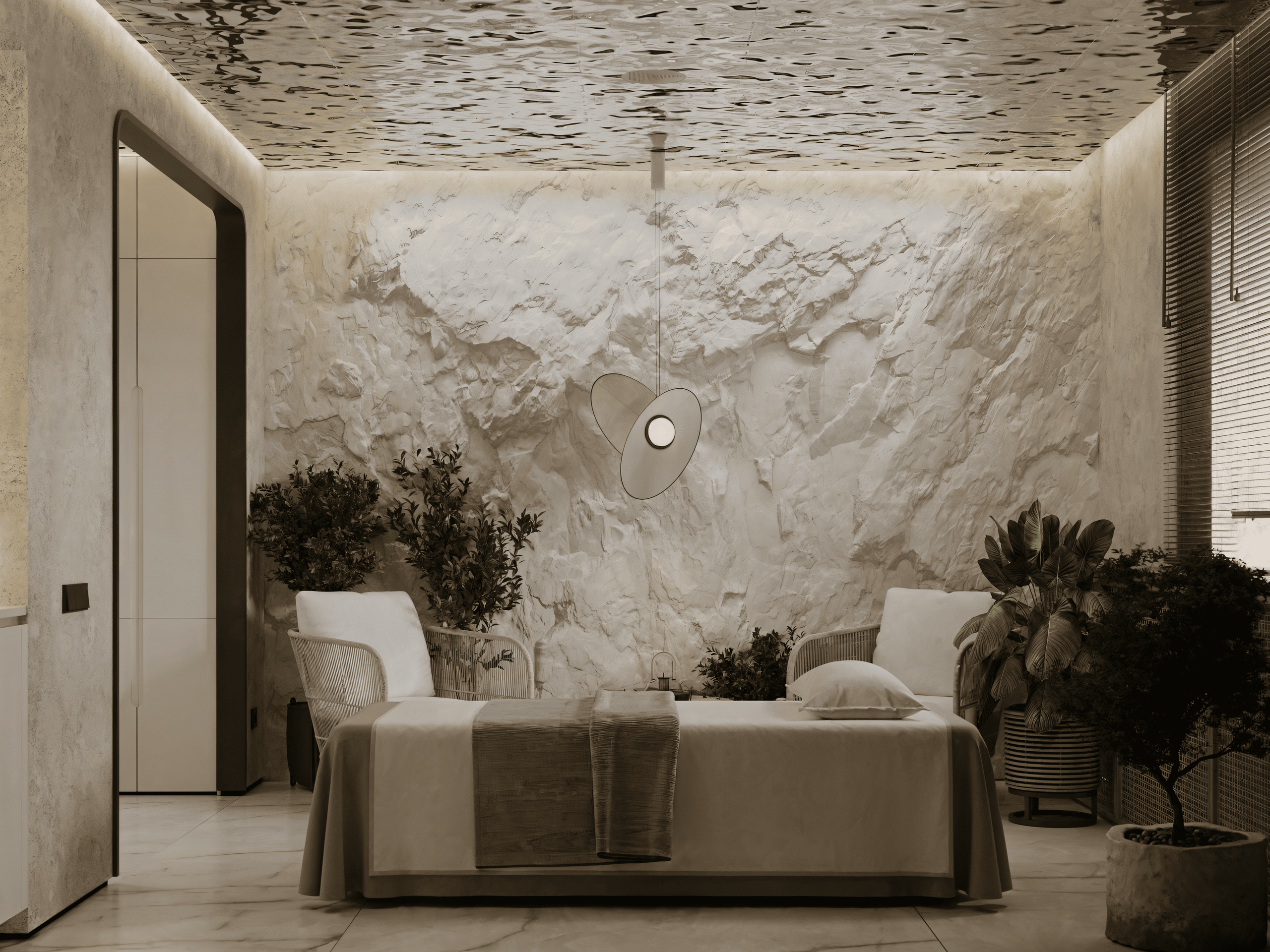 Спа салон IRDO г. Пермь. 3D Визуализация интерьера