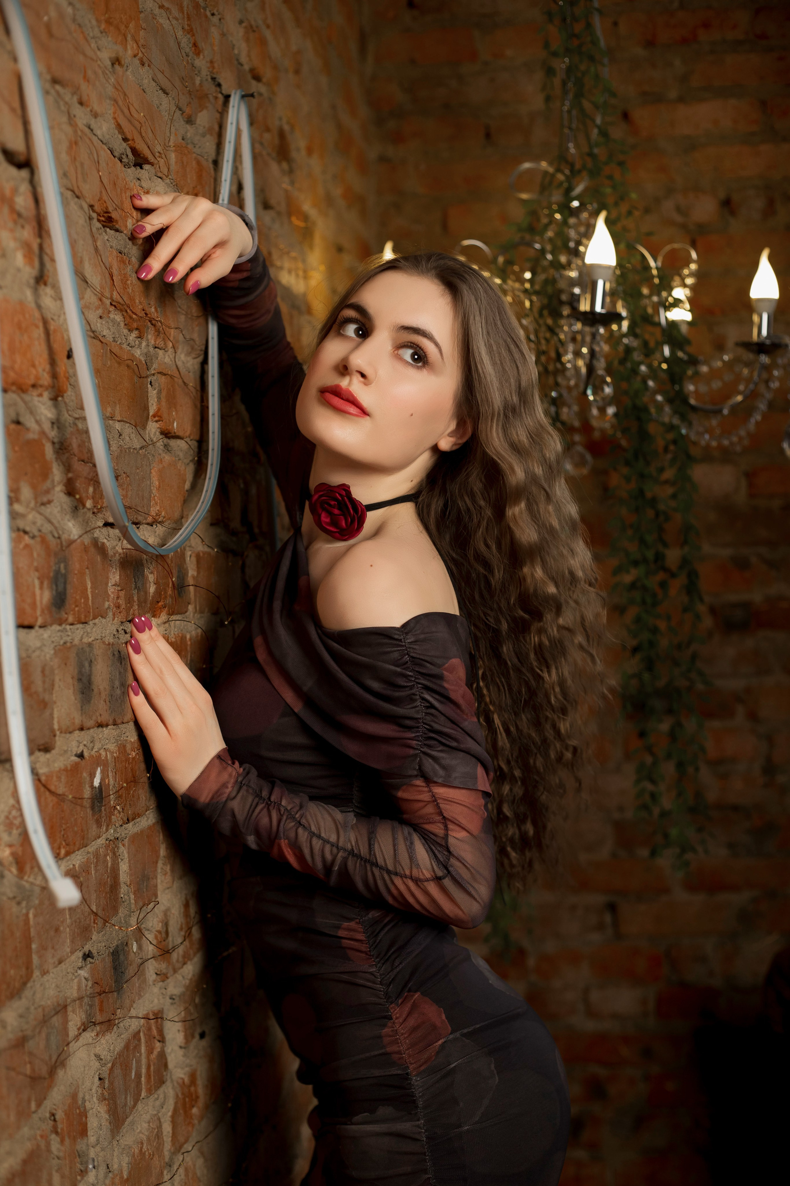 Фотосессия девушки в студии