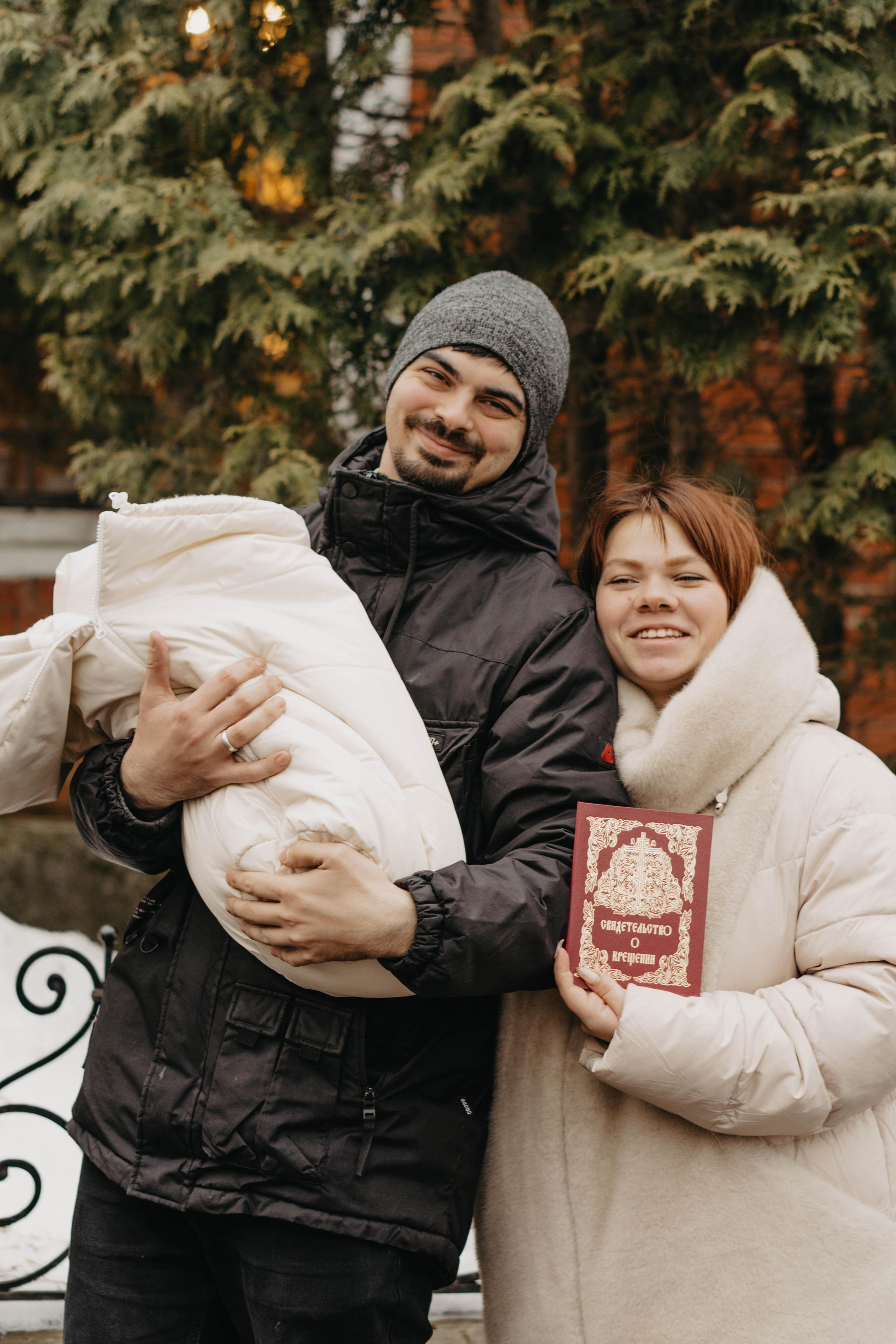 Крещение Евы Храм Живоначальной Троицы в Борисово. Фотограф Москва Валерия Веденина