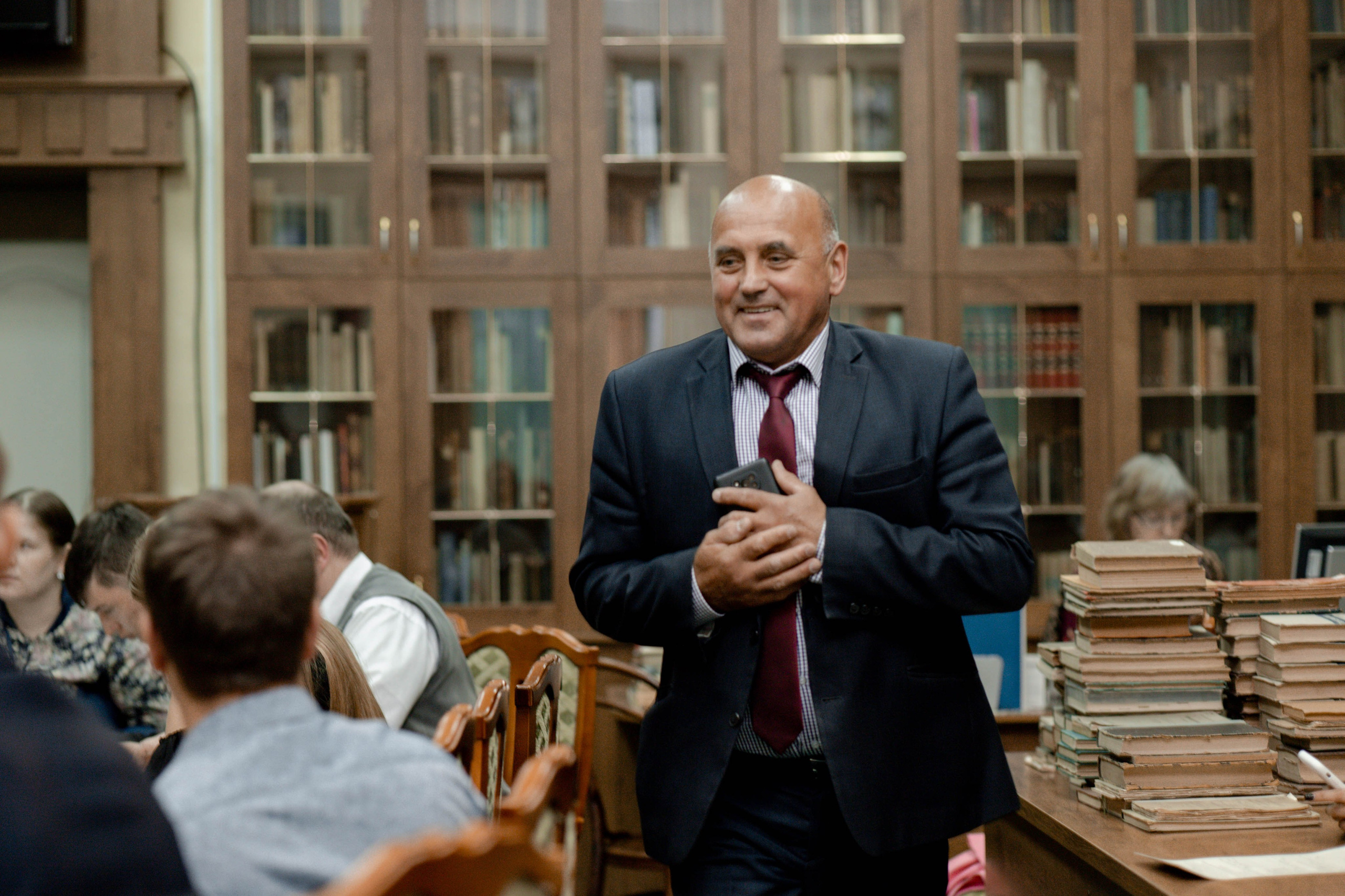 Награждение шахматной федерации