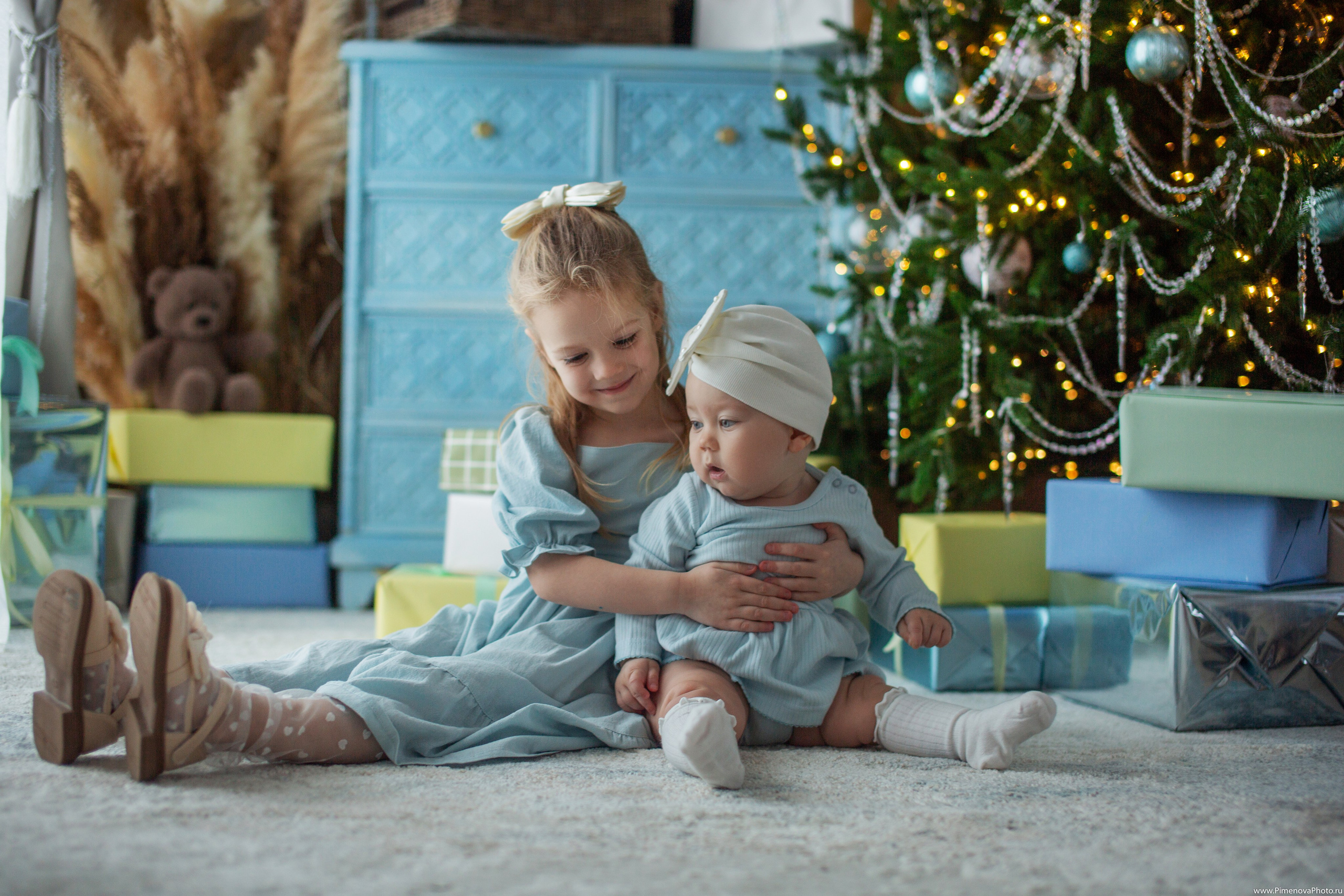 Новогодняя история: Ариана и Амелия. Семейный и детский фотограф в Петрозаводске