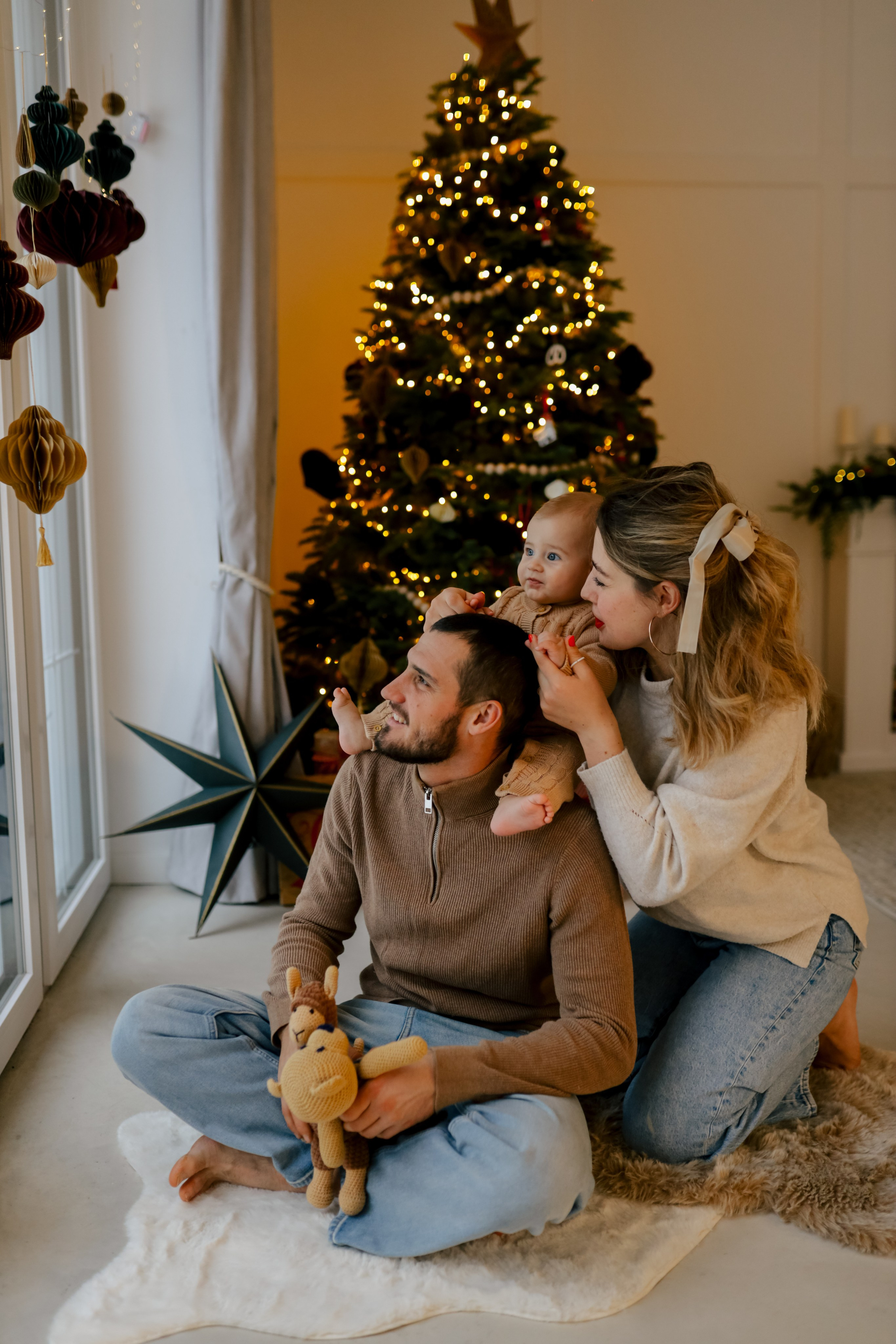 Теплое семейное новогоднее. Свадебный и семейный фотограф в Варшаве