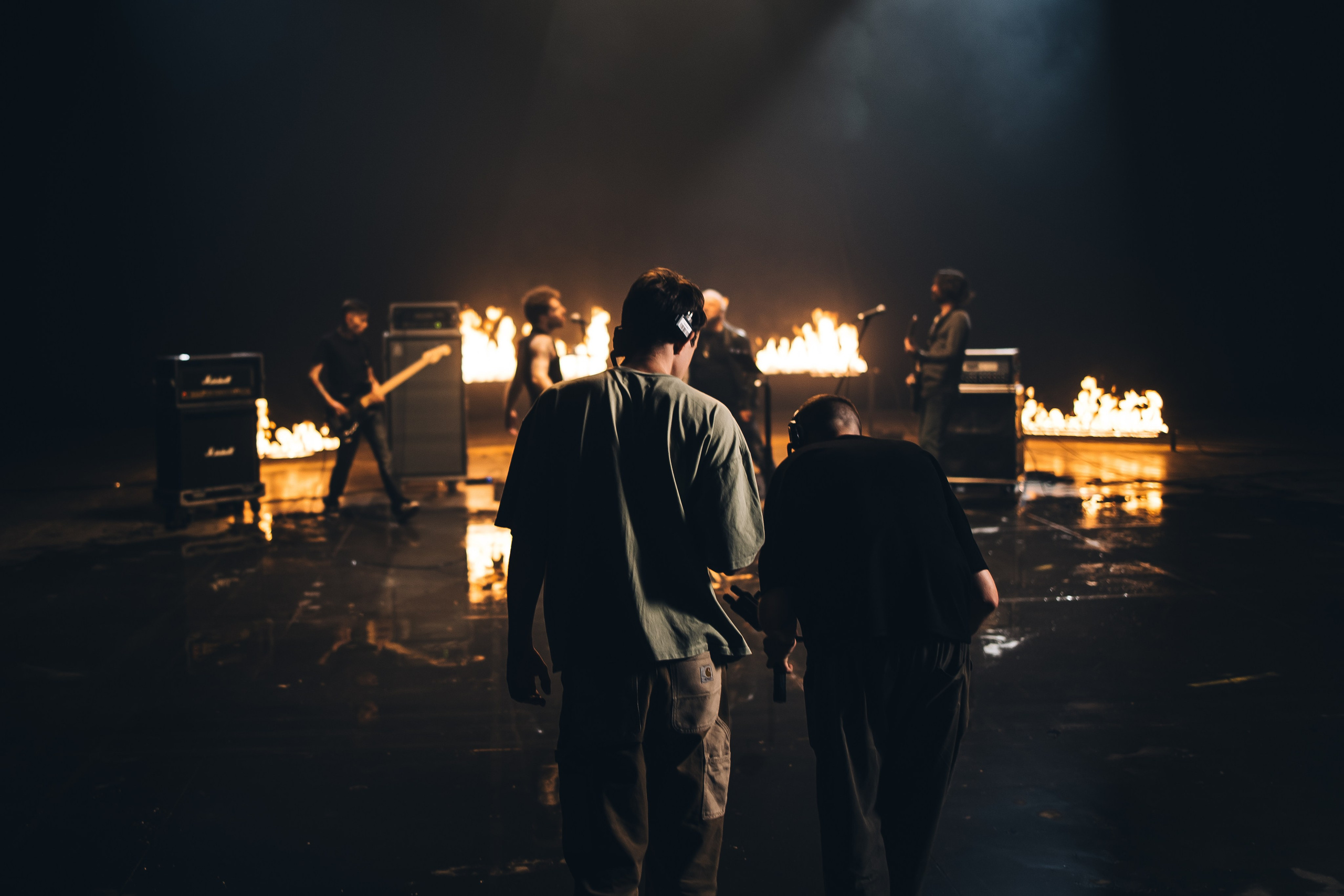 Soso Pavliashvili & Leo Kandelaki backstage, Moscow, Russia. Anna Atayan Photographer