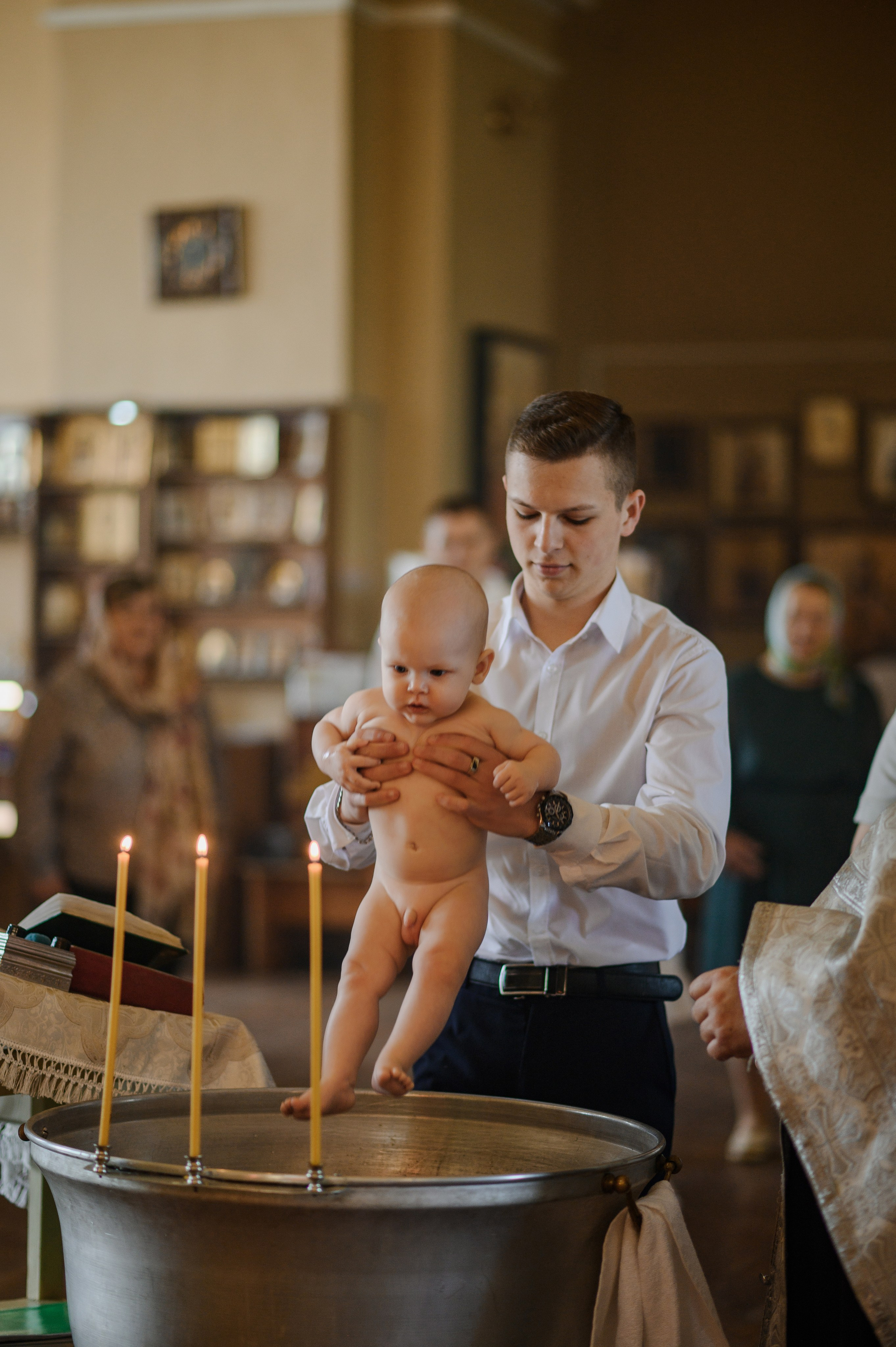 Крещение Кирилла. Церковь Введения во храм Пресвятой Богородицы (Веселовка). Свадебный и семейный Фотограф в Пензе Татьяна Лапоногова