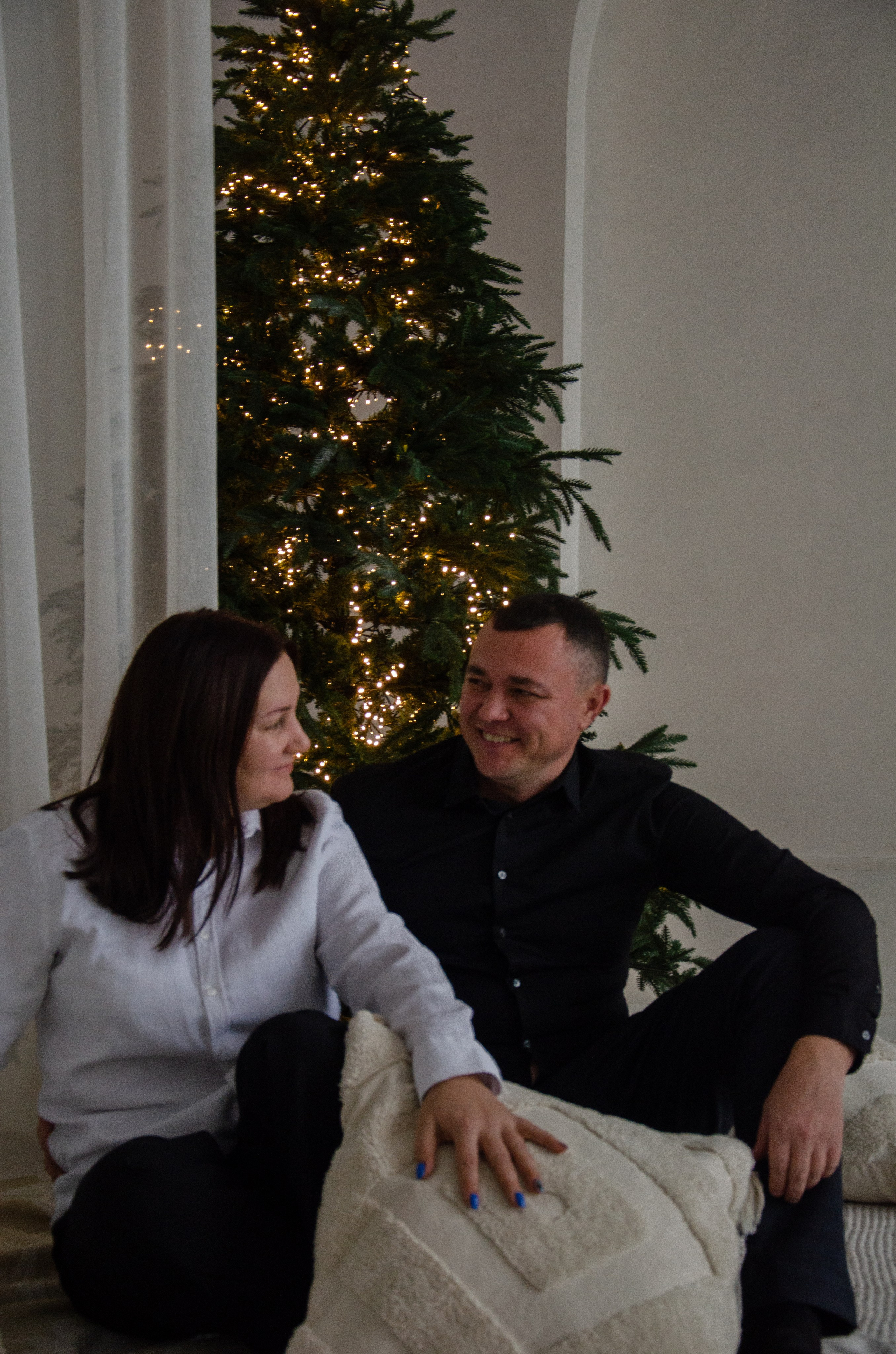 Семья Лестевых, Новый год. Фотограф Челябинск Ирина Ермоленко