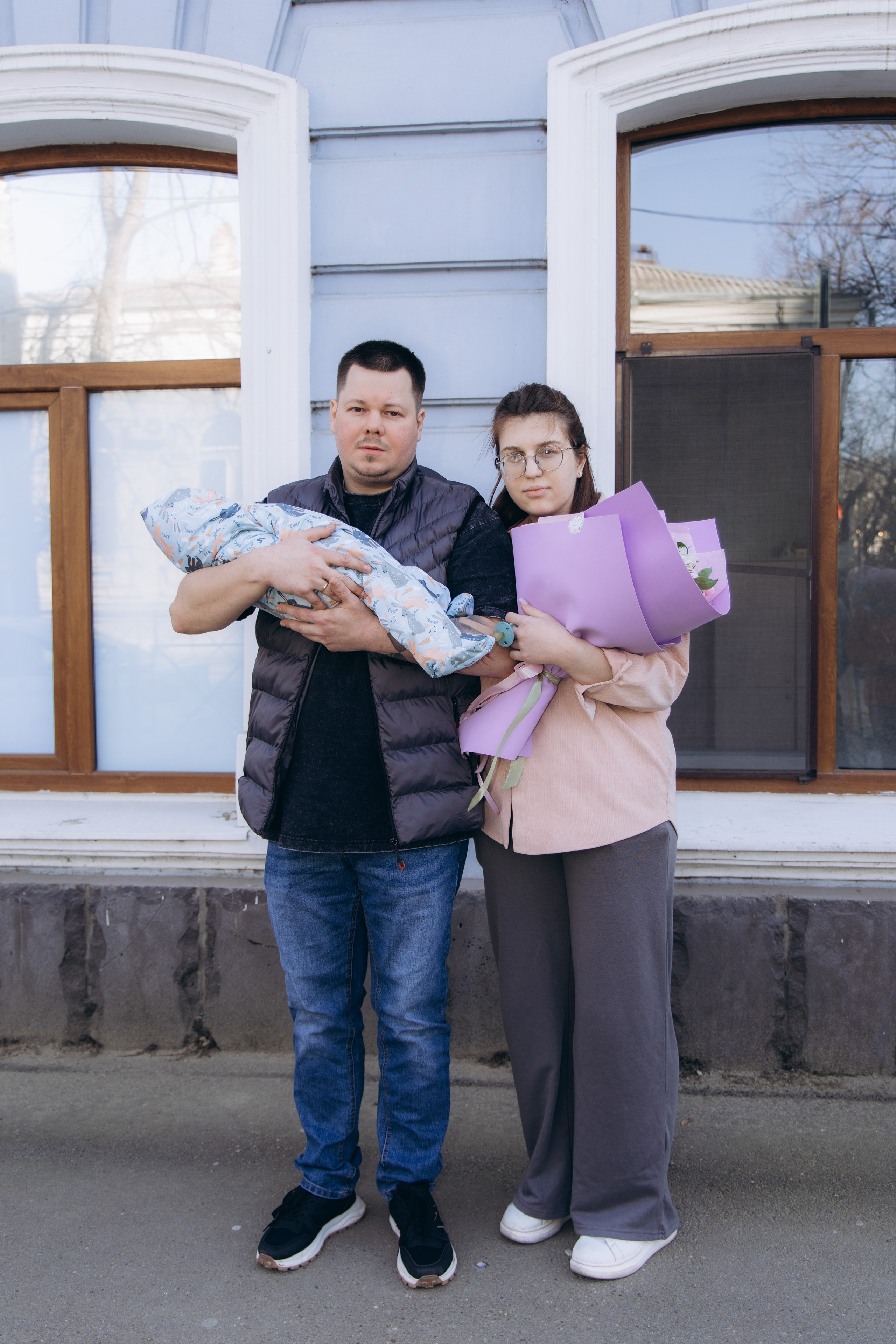 Выписка Евы + Нью Борн. Свадебный и семейный фотограф в Краснодаре Диана Смирнова