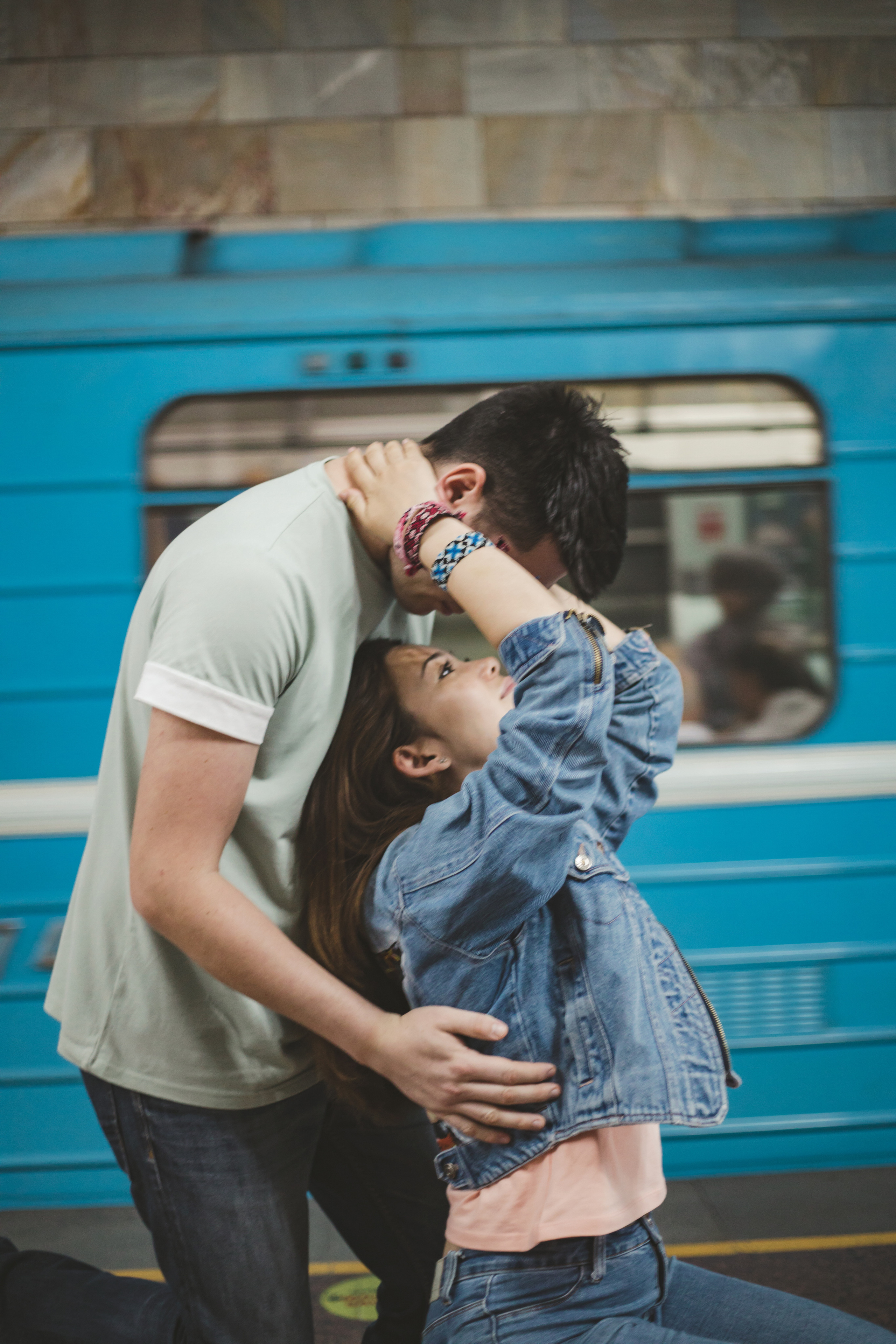 Love story фотосессия в метро. Свадебный и семейный фотограф в Краснодарском крае Мария Данилкина