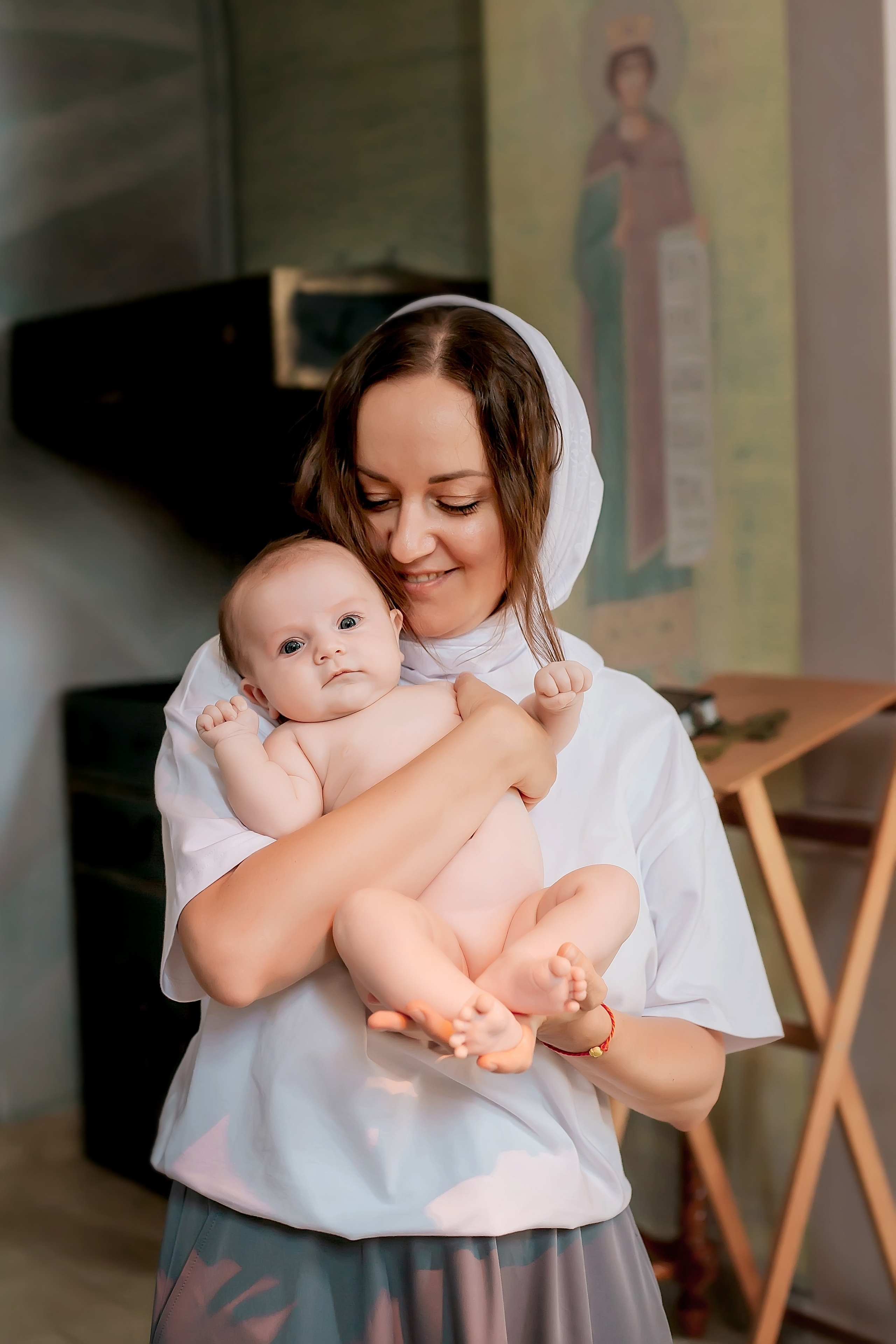 Крещение Валерии. Школьный и детский фотограф Старожилово
