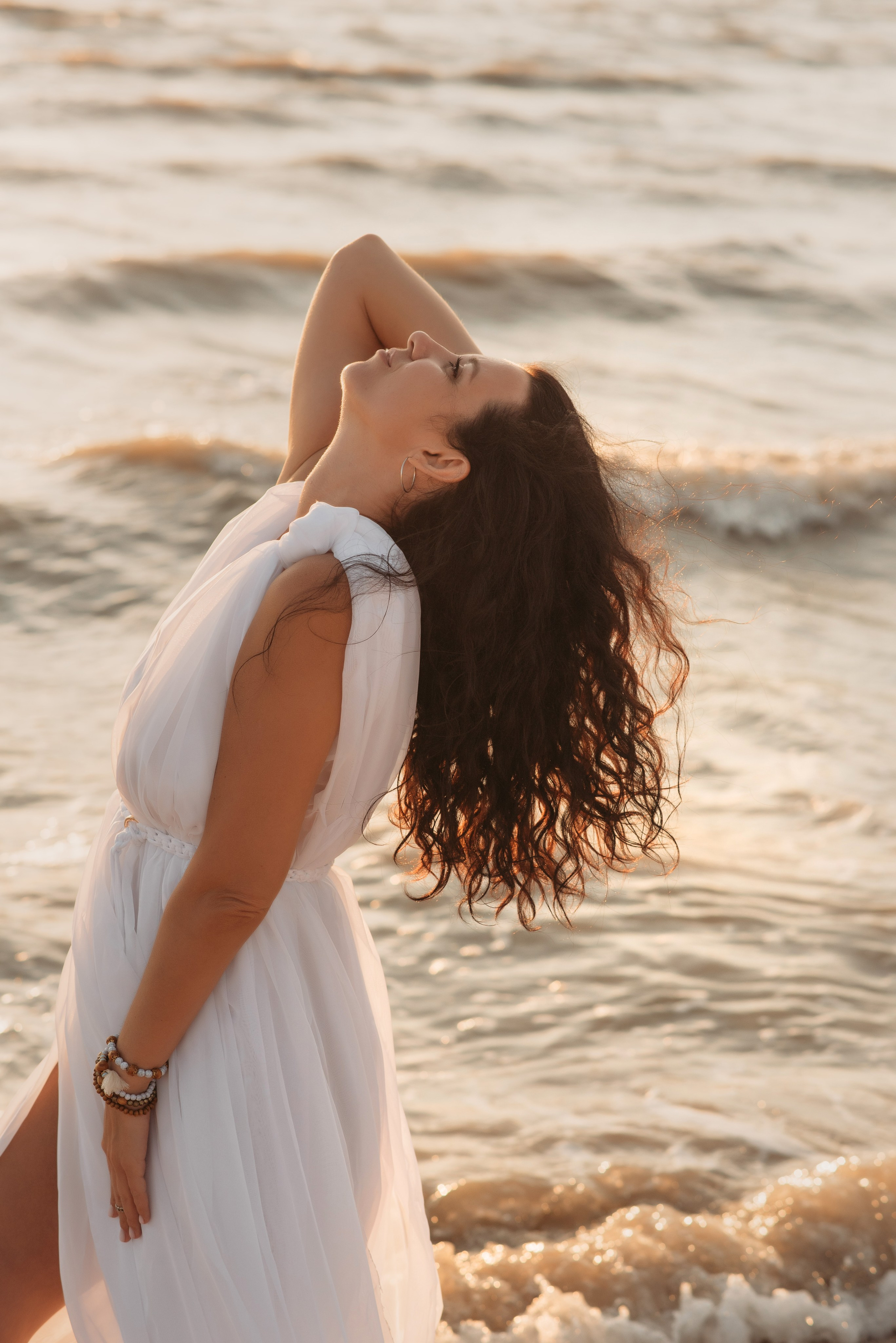 Елена на закате. Детский и семейный фотограф выпускной альбом Приморско-Ахтарск