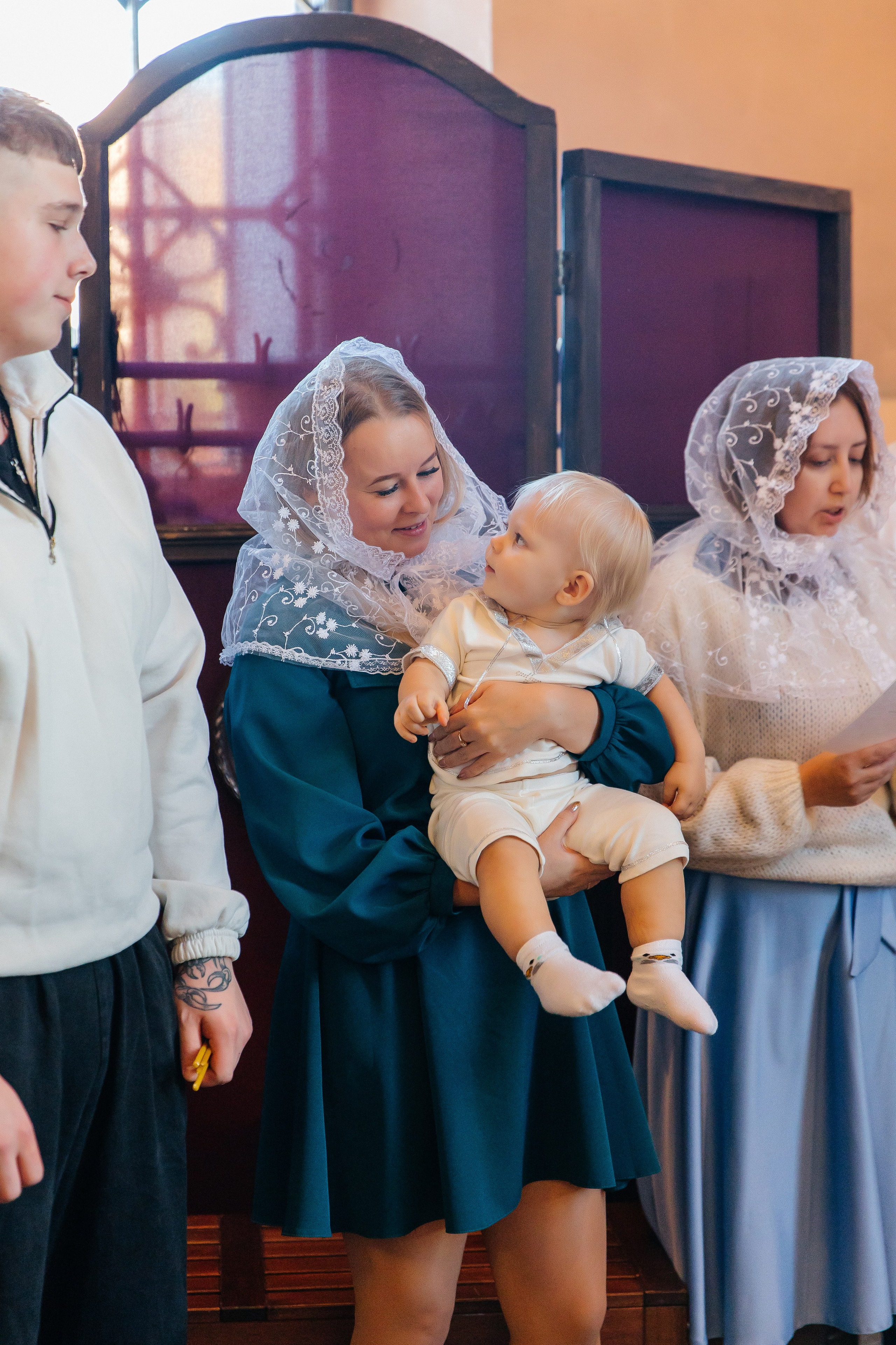 Таинство крещения Макара (18 октября 2025). Свадебный и семейный фотограф Крамар Наталья